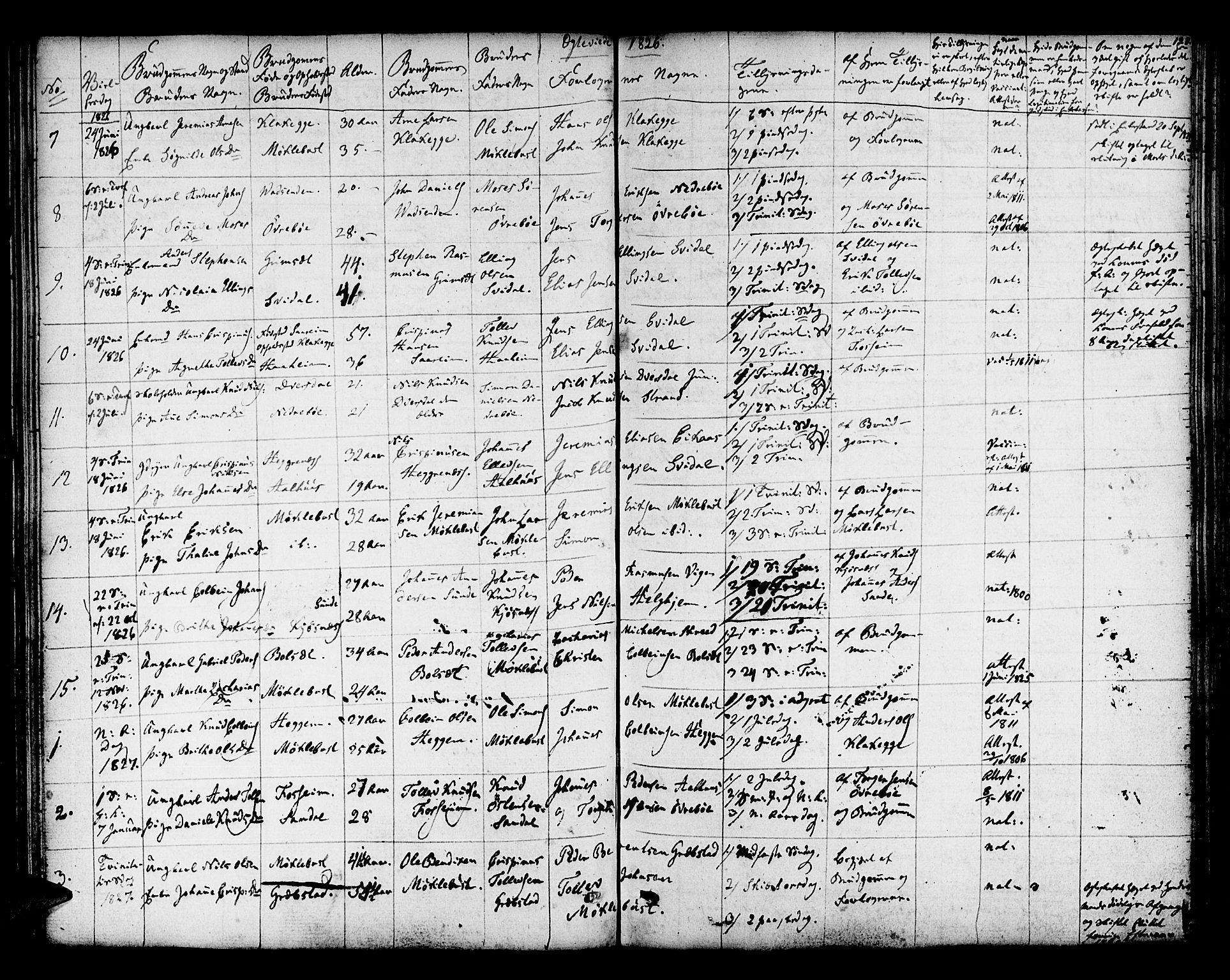 Jølster sokneprestembete, SAB/A-80701/H/Haa/Haaa/L0008: Parish register (official) no. A 8, 1821-1833, p. 128