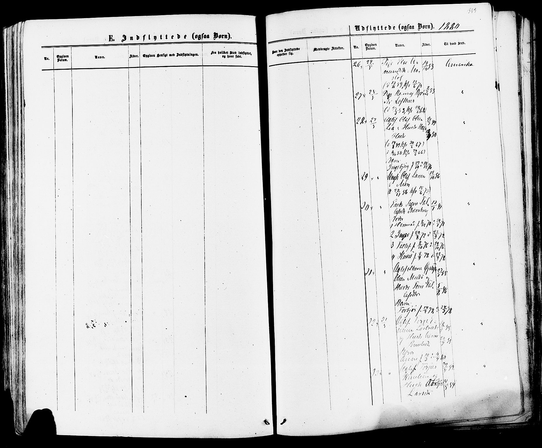 Mo kirkebøker, SAKO/A-286/F/Fa/L0006: Parish register (official) no. I 6, 1865-1885, p. 343