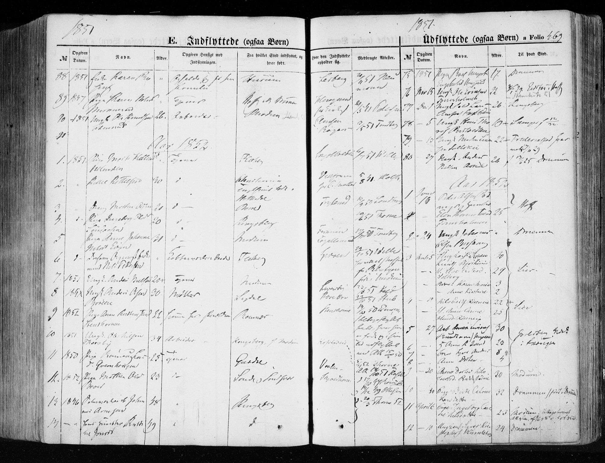 Eiker kirkebøker, SAKO/A-4/F/Fa/L0014: Parish register (official) no. I 14, 1846-1854, p. 469