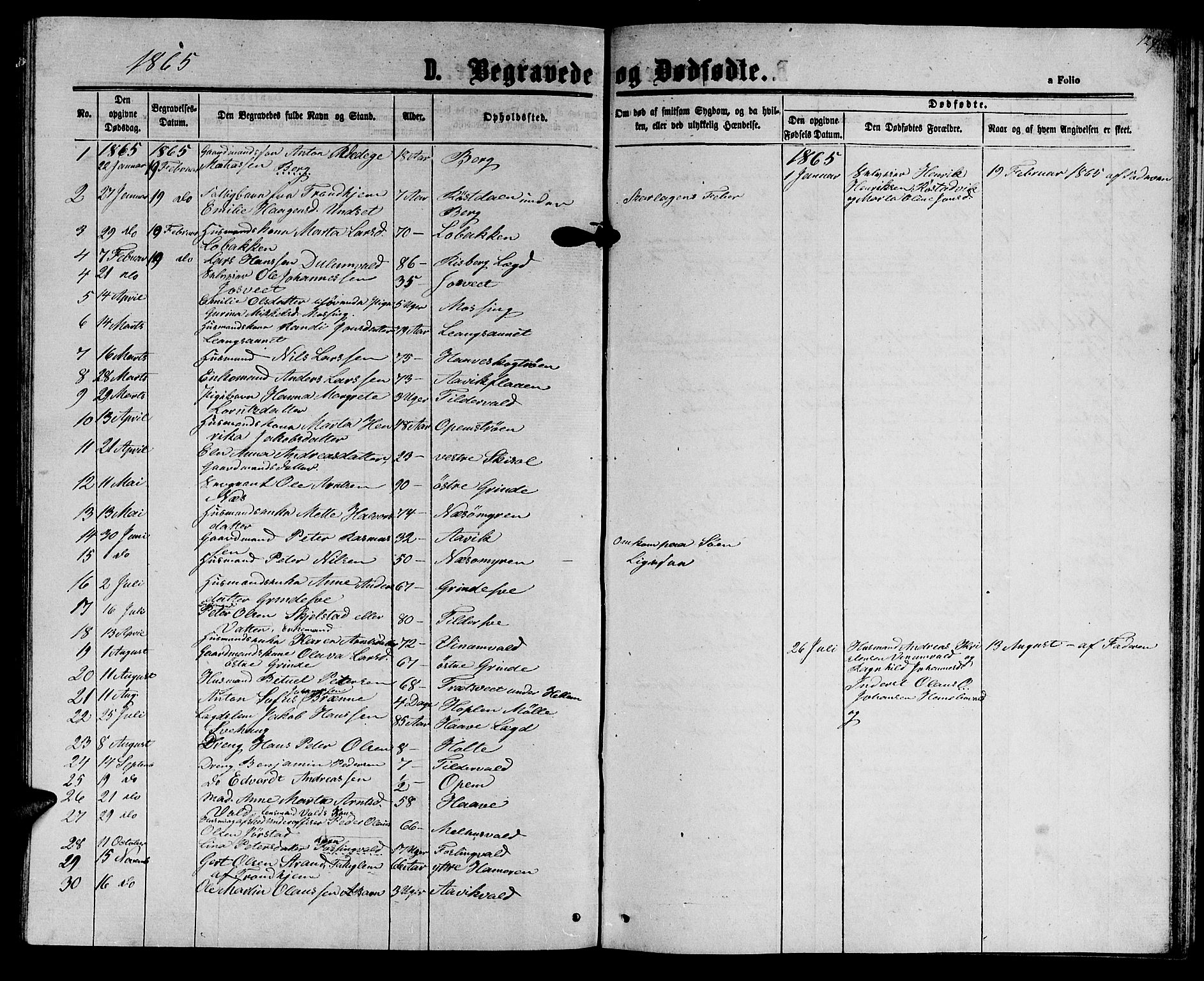 Ministerialprotokoller, klokkerbøker og fødselsregistre - Nord-Trøndelag, SAT/A-1458/714/L0133: Parish register (copy) no. 714C02, 1865-1877, p. 129