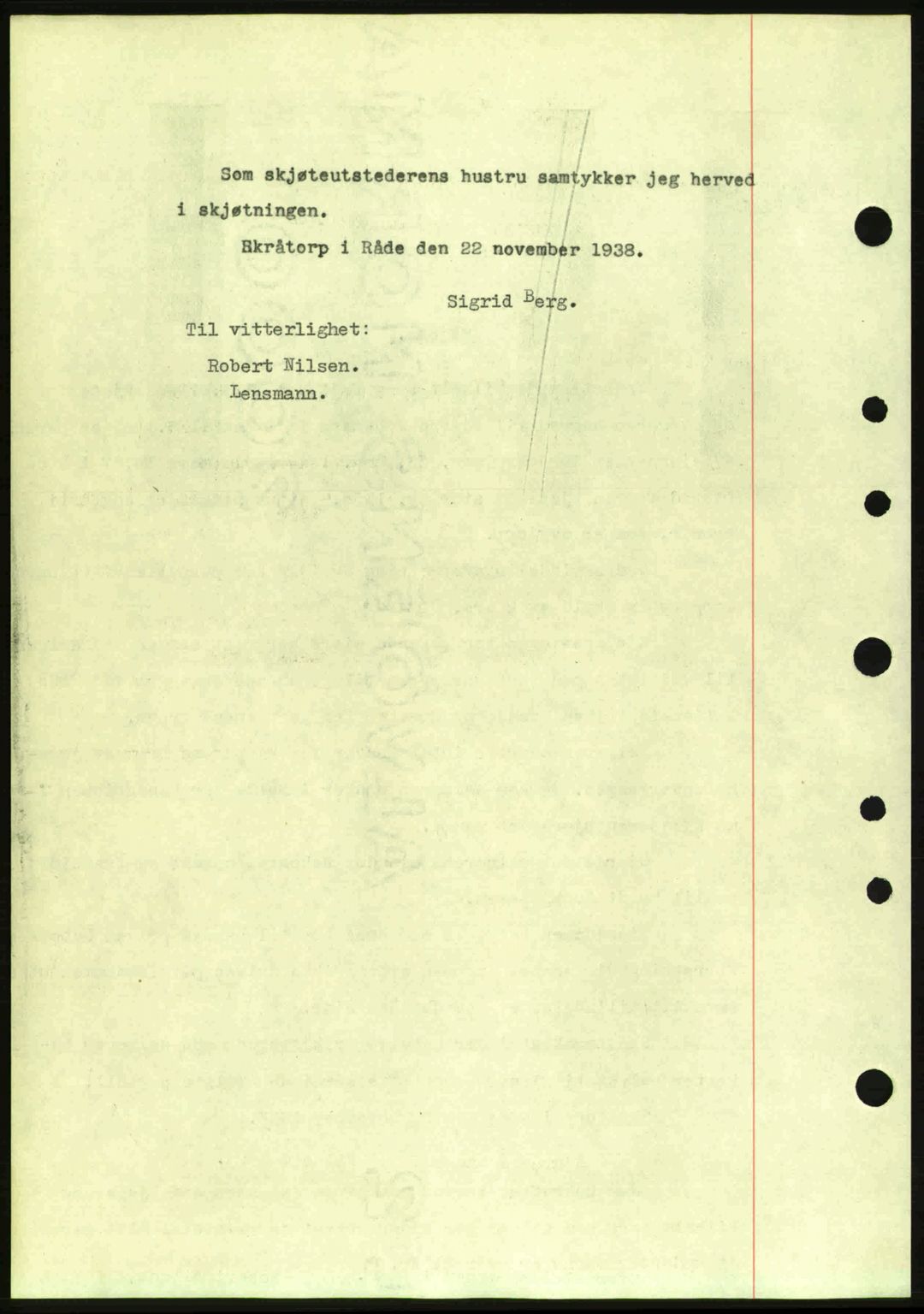 Moss sorenskriveri, SAO/A-10168: Mortgage book no. A5, 1938-1939, Diary no: : 2579/1938