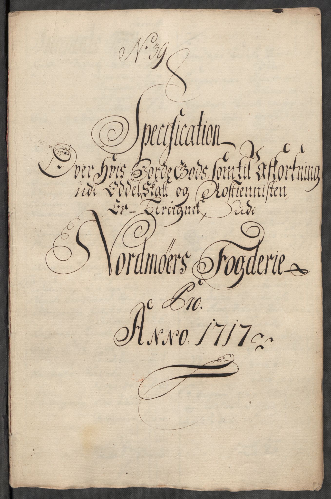 Rentekammeret inntil 1814, Reviderte regnskaper, Fogderegnskap, RA/EA-4092/R56/L3750: Fogderegnskap Nordmøre, 1717, p. 233