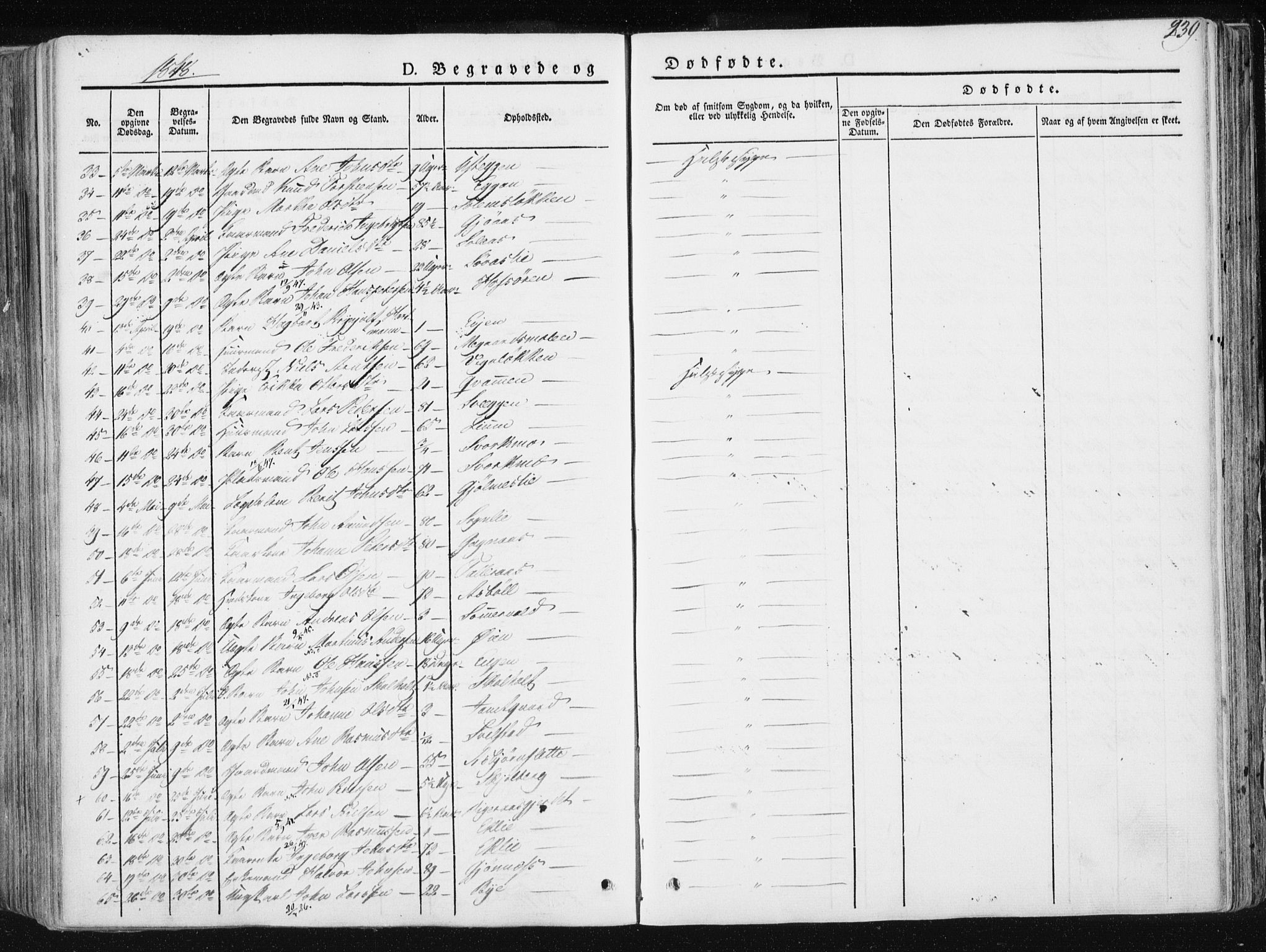 Ministerialprotokoller, klokkerbøker og fødselsregistre - Sør-Trøndelag, SAT/A-1456/668/L0805: Parish register (official) no. 668A05, 1840-1853, p. 239