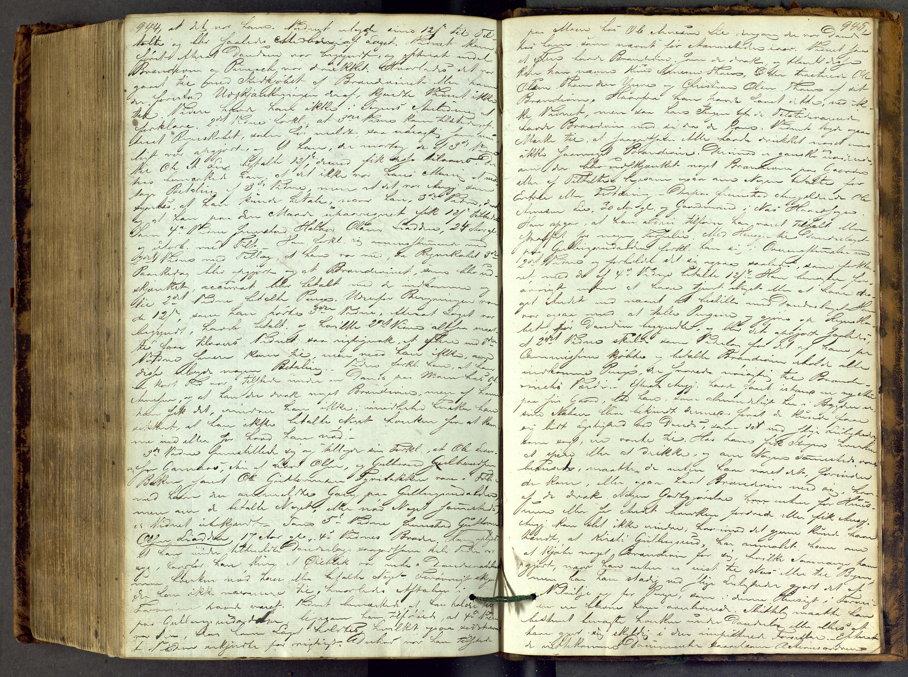 Hallingdal sorenskriveri, AV/SAKO-A-121/F/Fc/L0008: Ekstrarettsprotokoll, 1851-1856, p. 944-945