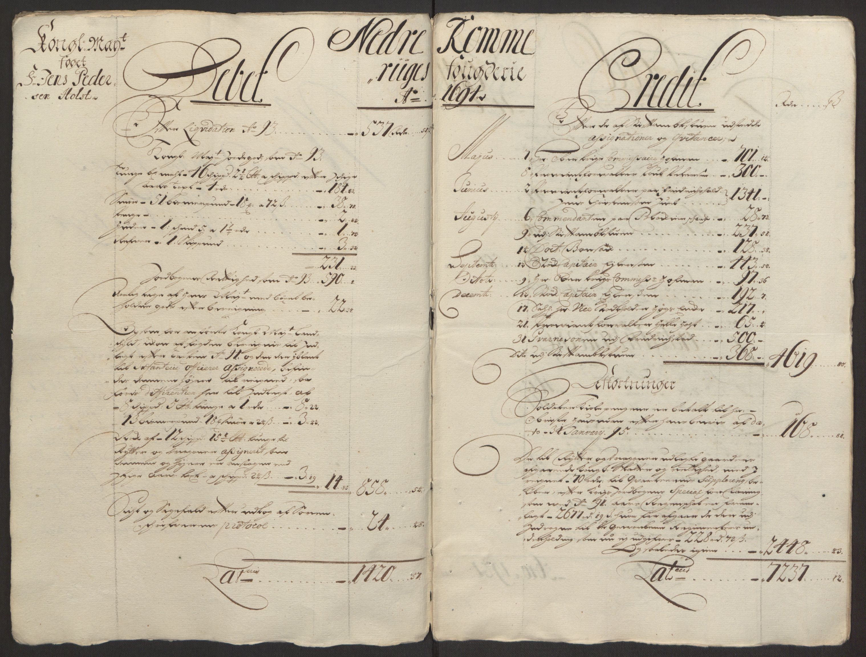 Rentekammeret inntil 1814, Reviderte regnskaper, Fogderegnskap, AV/RA-EA-4092/R11/L0579: Fogderegnskap Nedre Romerike, 1694-1695, p. 17