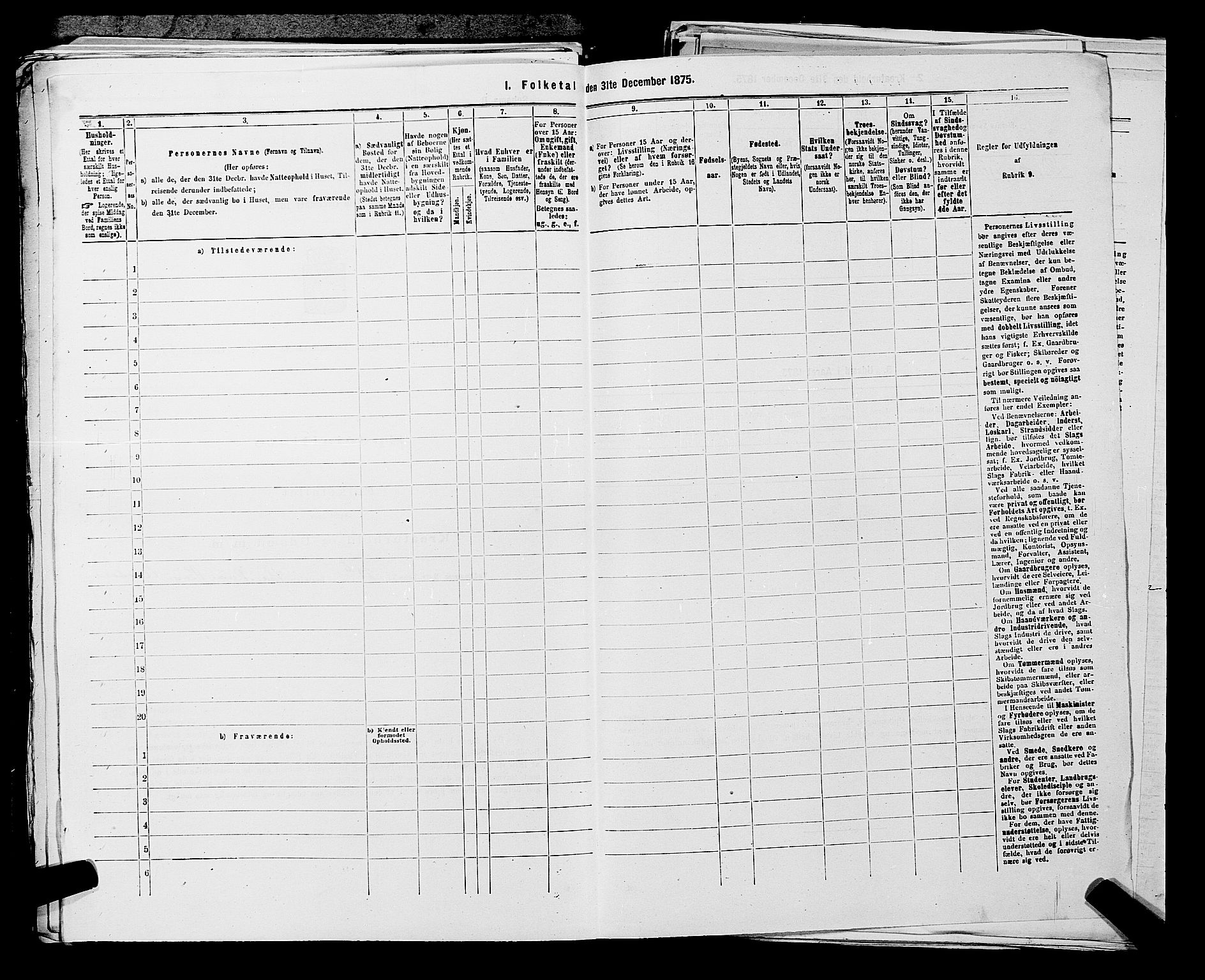 SAKO, 1875 census for 0829P Kviteseid, 1875, p. 276