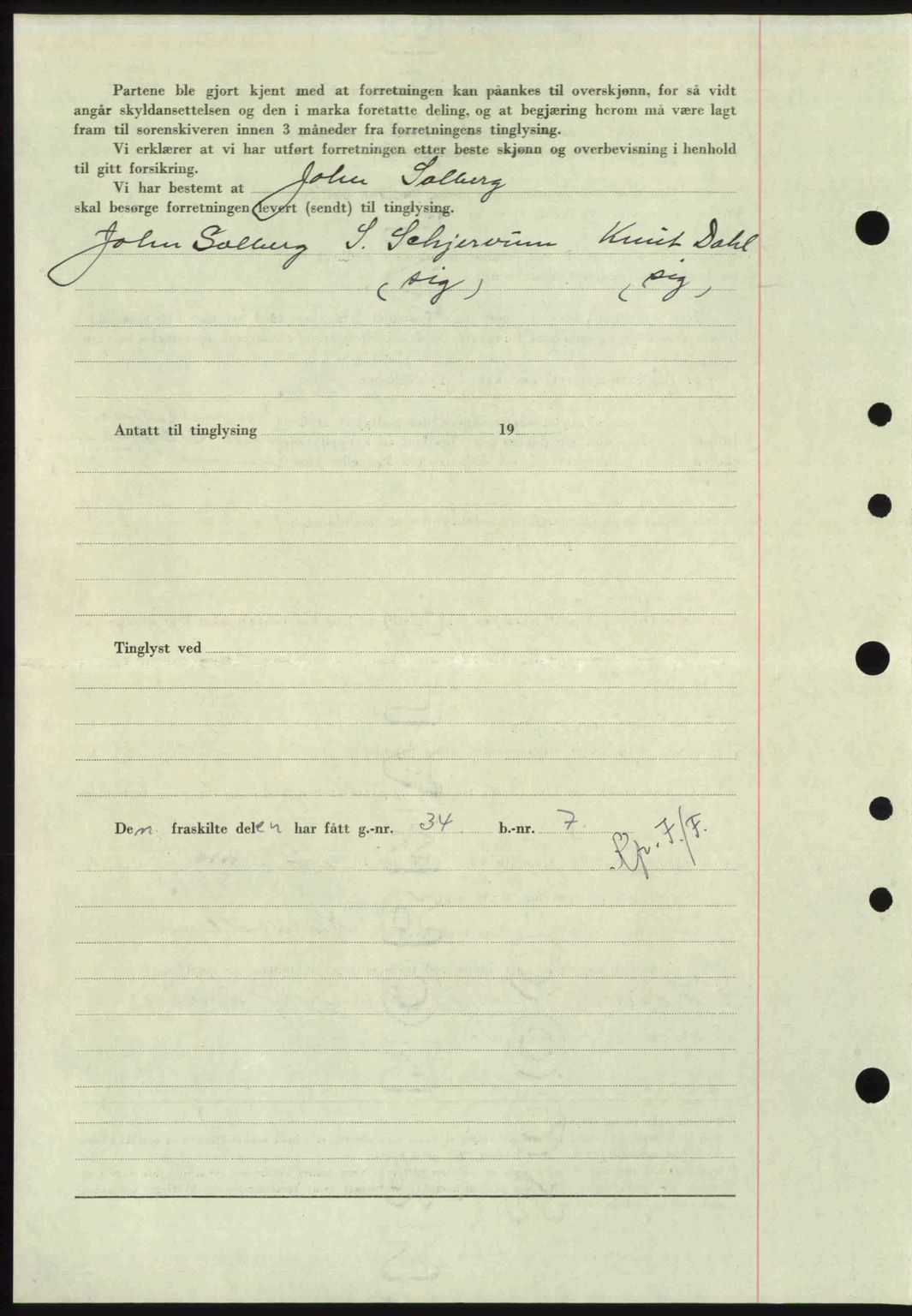 Idd og Marker sorenskriveri, AV/SAO-A-10283/G/Gb/Gbb/L0008: Mortgage book no. A8, 1946-1946, Diary no: : 709/1946