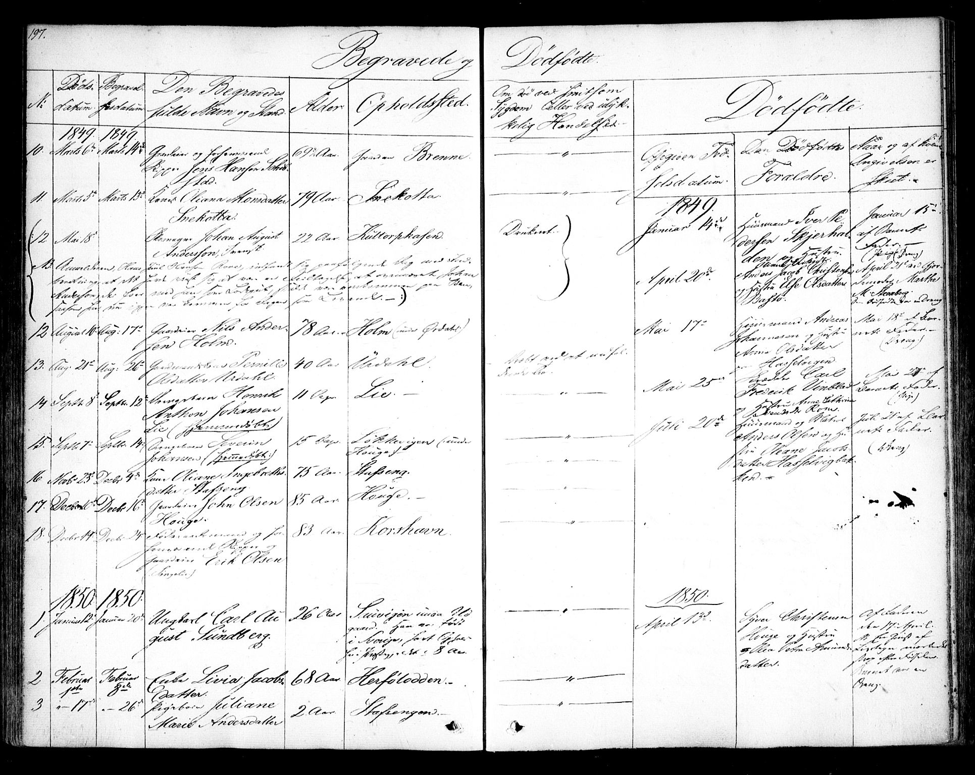 Hvaler prestekontor Kirkebøker, AV/SAO-A-2001/F/Fa/L0006: Parish register (official) no. I 6, 1846-1863, p. 197