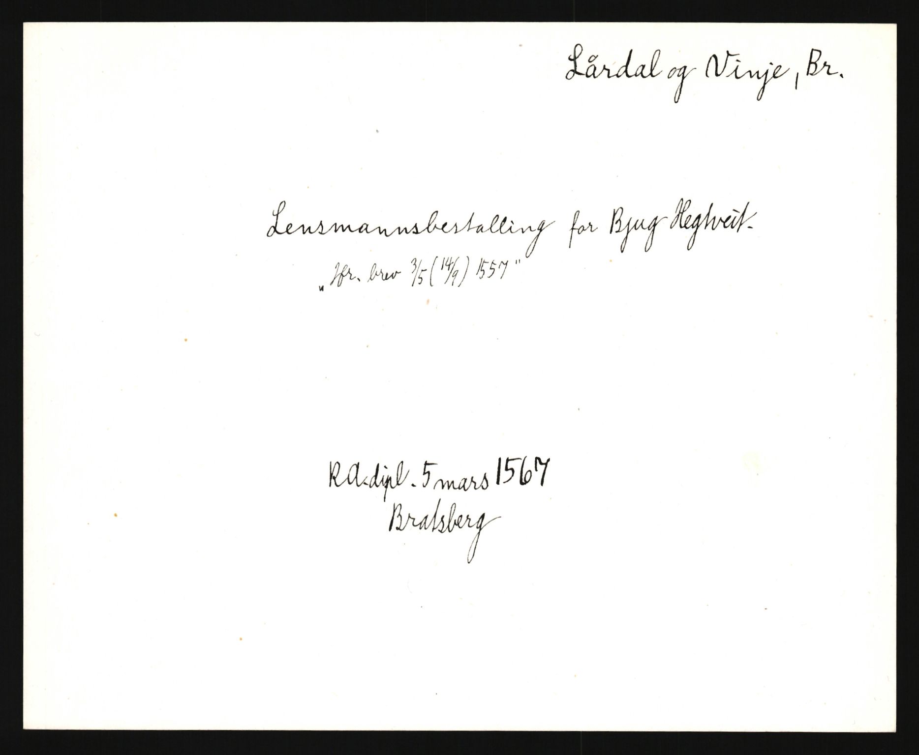 Riksarkivets diplomsamling, AV/RA-EA-5965/F35/F35e/L0022: Registreringssedler Telemark 3, 1400-1700, p. 601