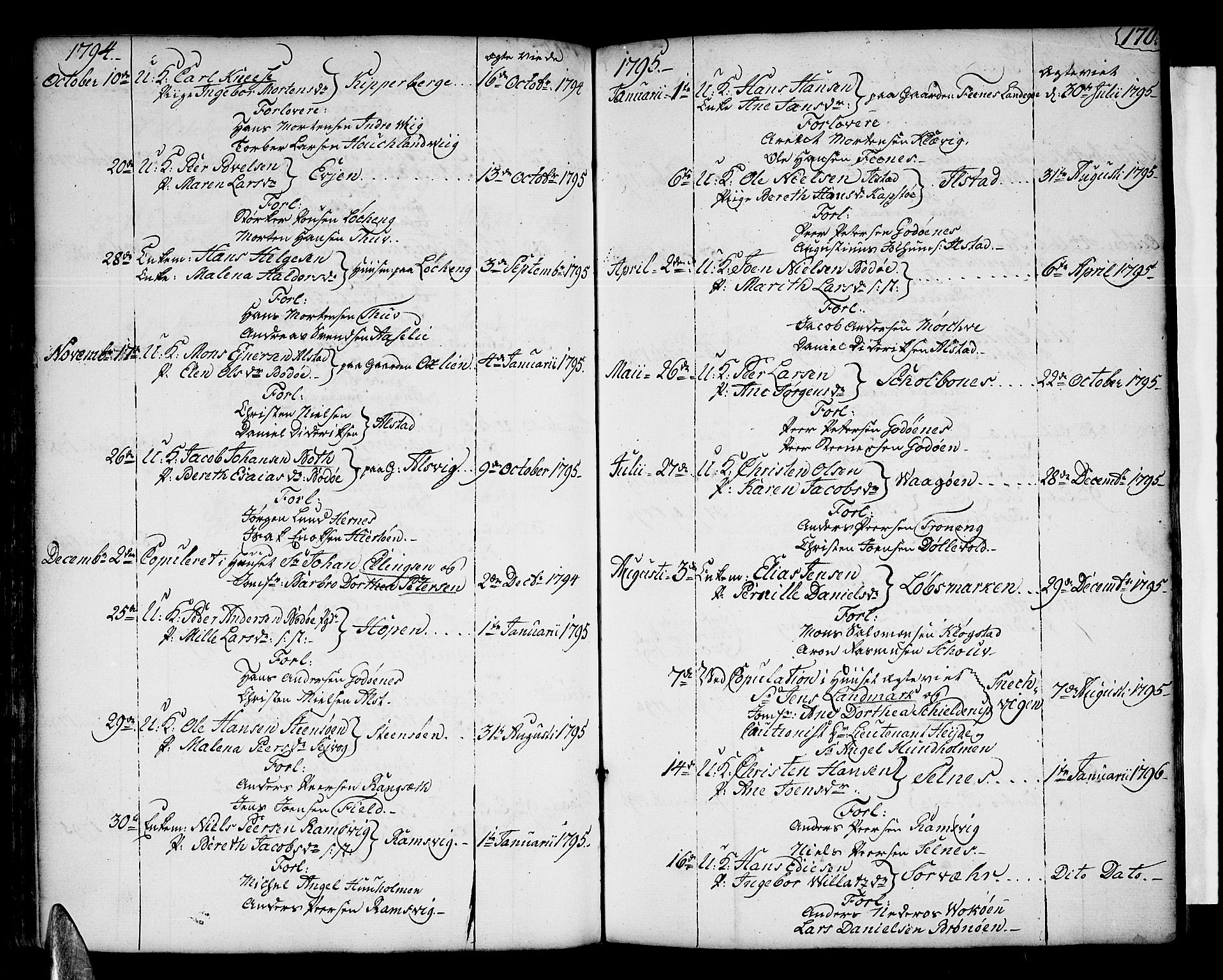 Ministerialprotokoller, klokkerbøker og fødselsregistre - Nordland, SAT/A-1459/801/L0003: Parish register (official) no. 801A03, 1762-1795, p. 170