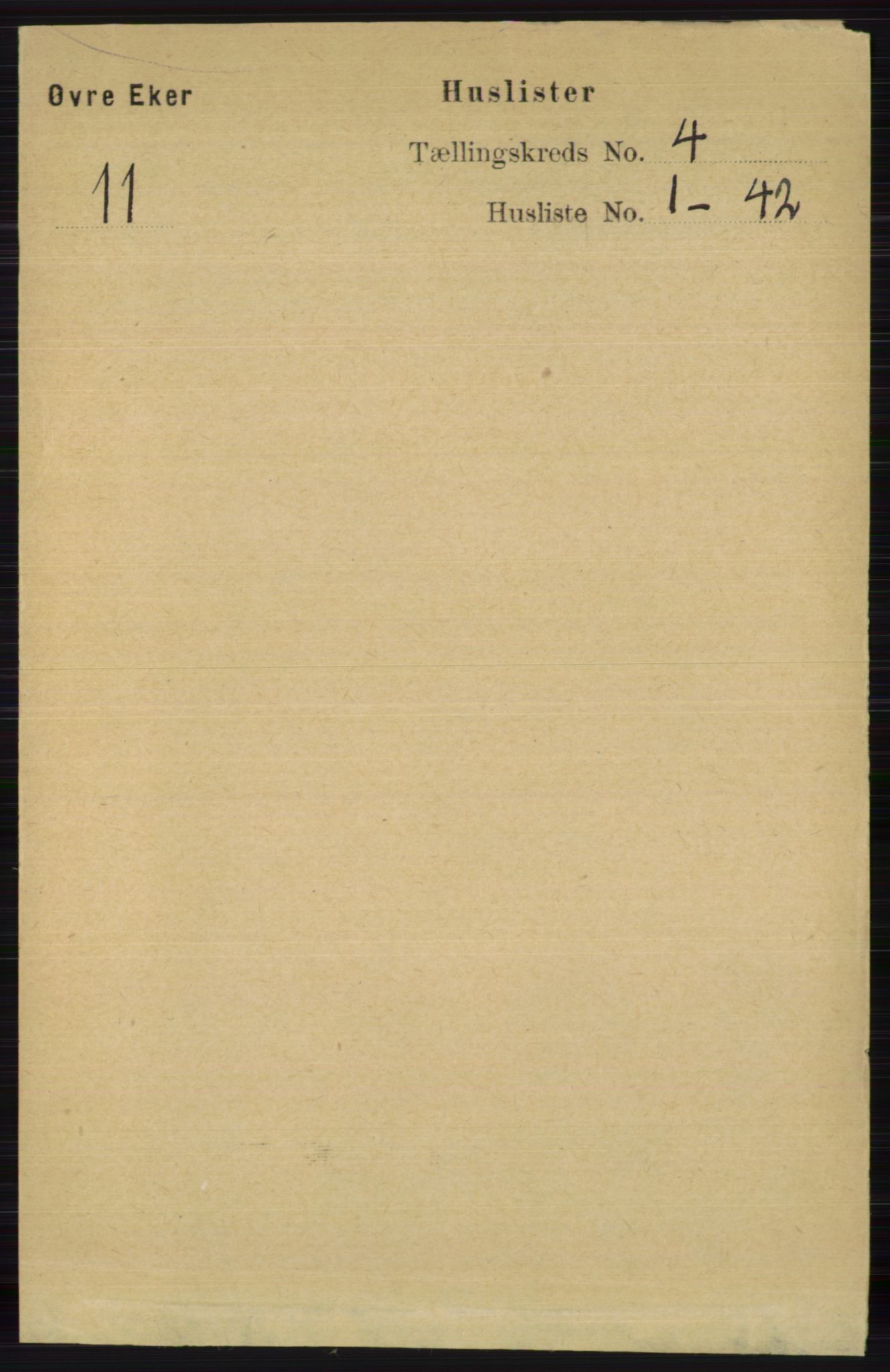 RA, 1891 census for 0624 Øvre Eiker, 1891, p. 1432