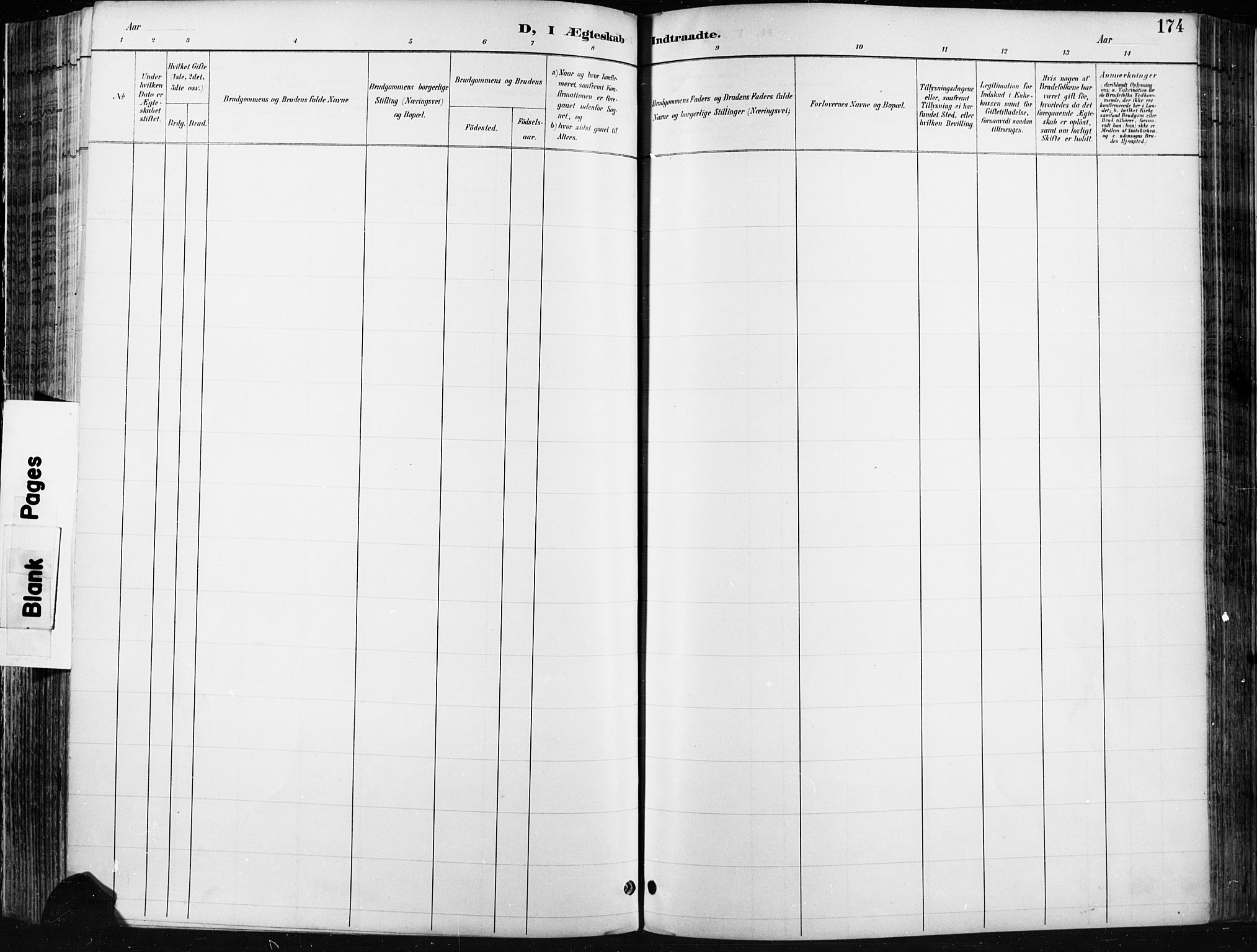 Jevnaker prestekontor, SAH/PREST-116/H/Ha/Haa/L0009: Parish register (official) no. 9, 1891-1901, p. 174