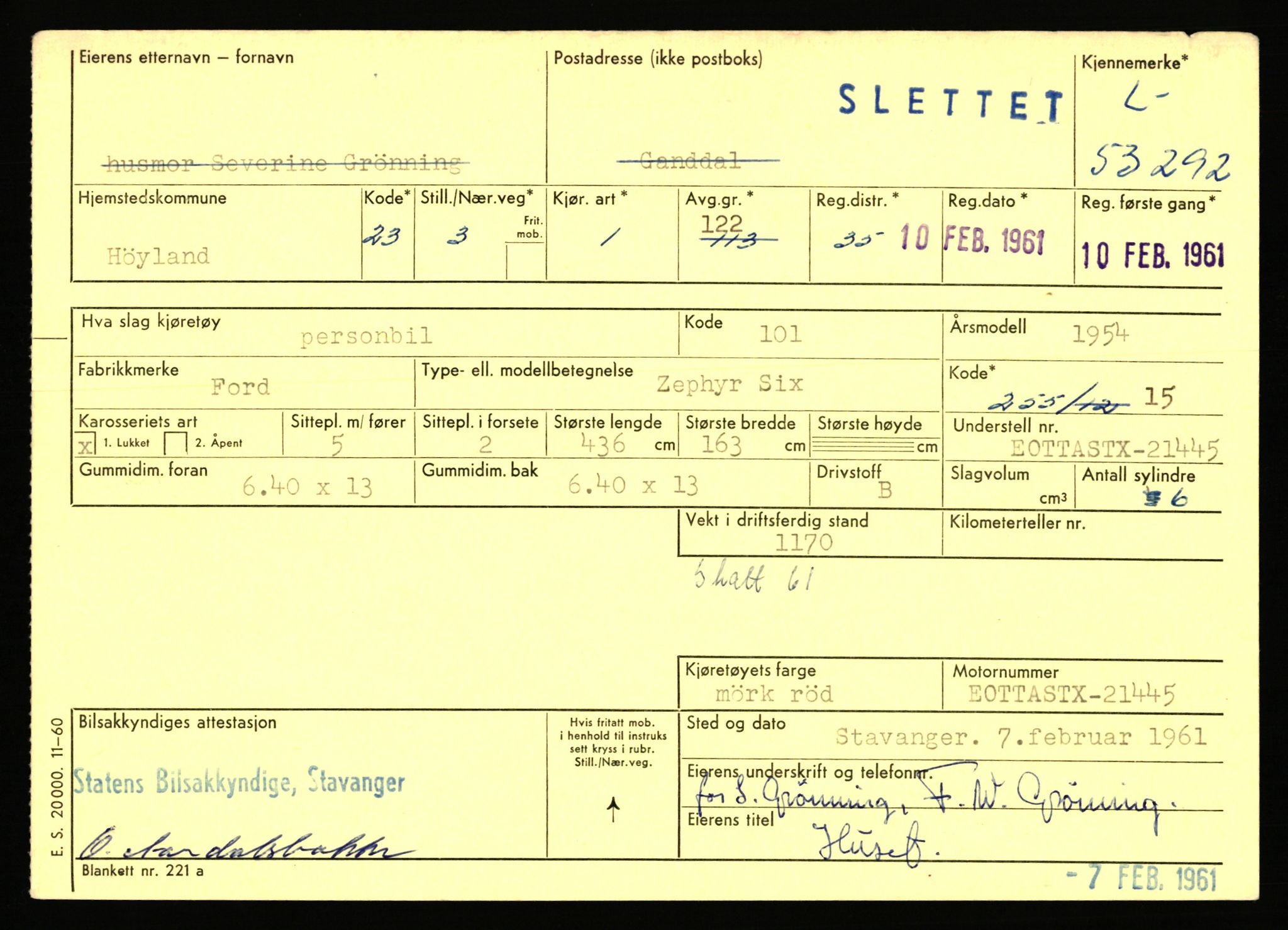 Stavanger trafikkstasjon, AV/SAST-A-101942/0/F/L0053: L-52900 - L-54199, 1930-1971, p. 1035