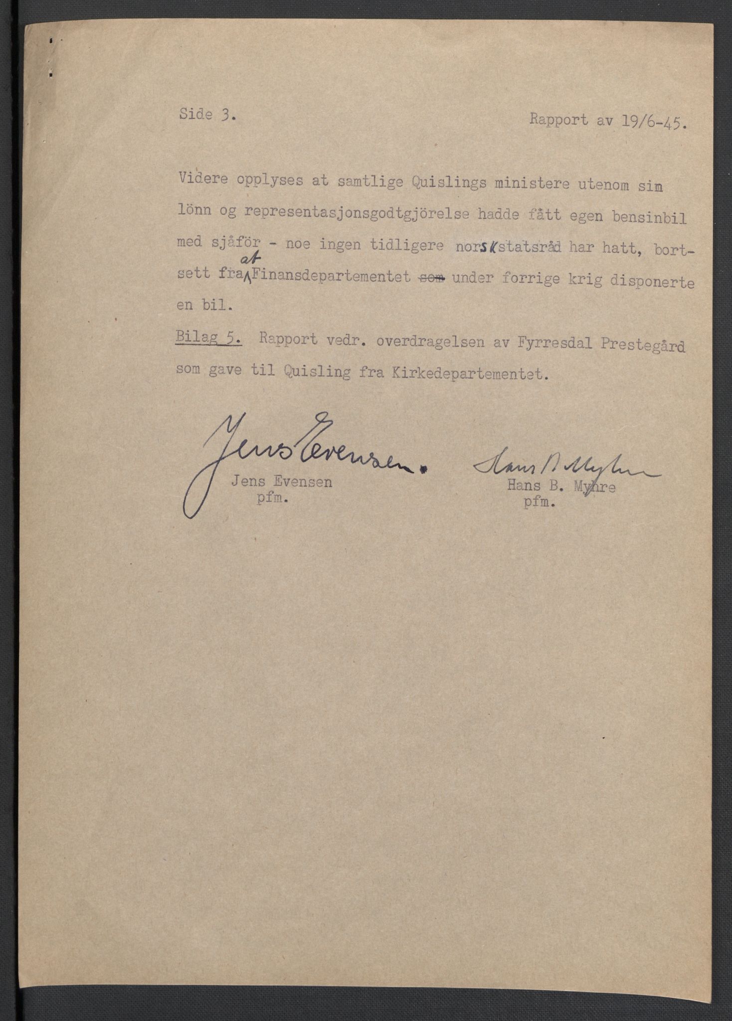 Landssvikarkivet, Oslo politikammer, AV/RA-S-3138-01/D/Da/L0003: Dnr. 29, 1945, p. 2839