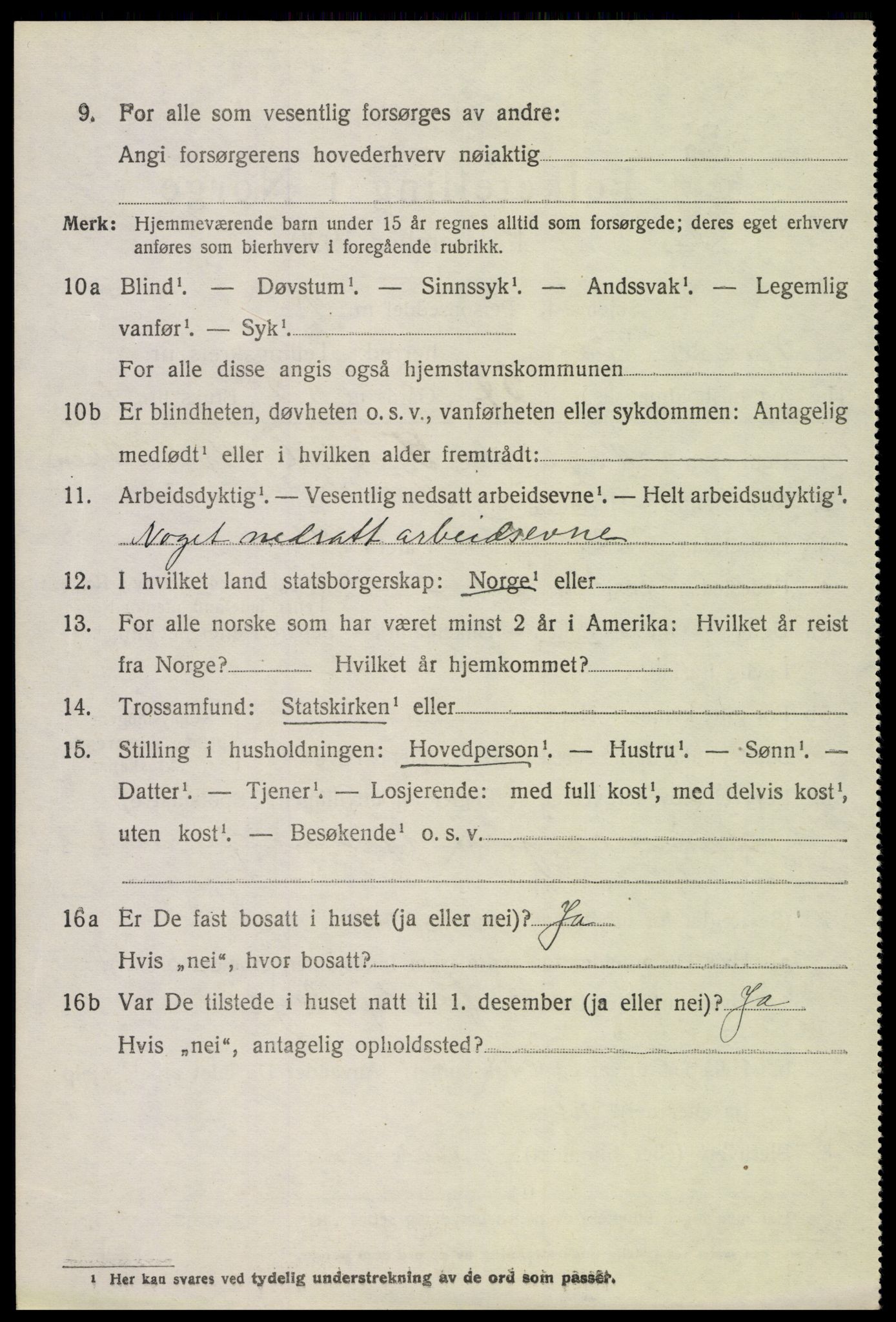 SAH, 1920 census for Nord-Fron, 1920, p. 5375