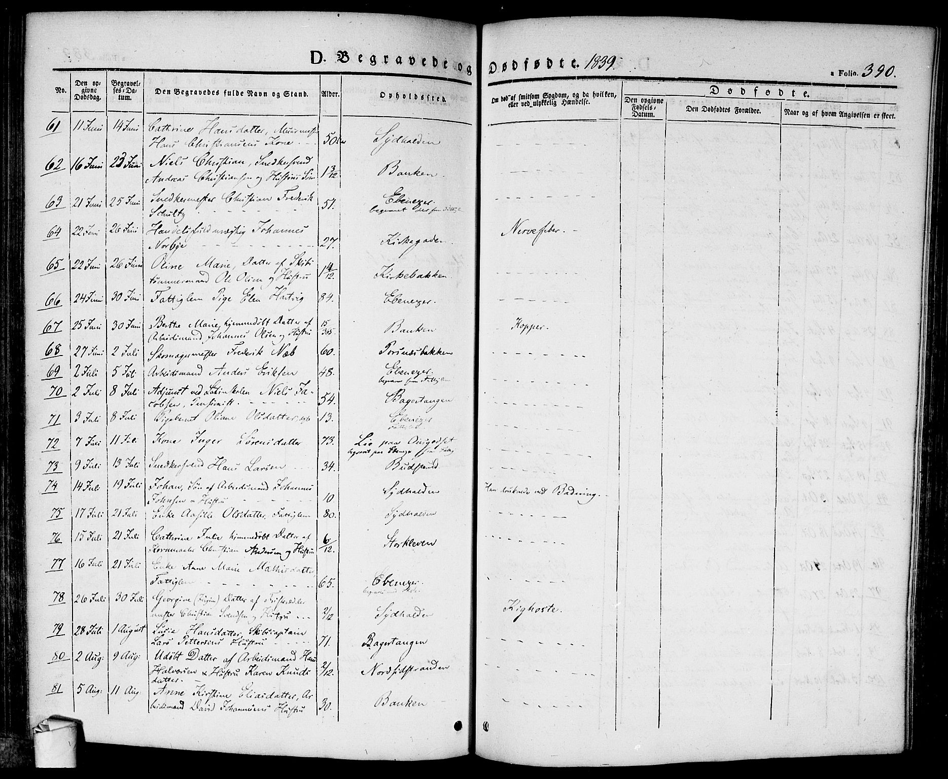 Halden prestekontor Kirkebøker, AV/SAO-A-10909/F/Fa/L0005: Parish register (official) no. I 5, 1834-1845, p. 390