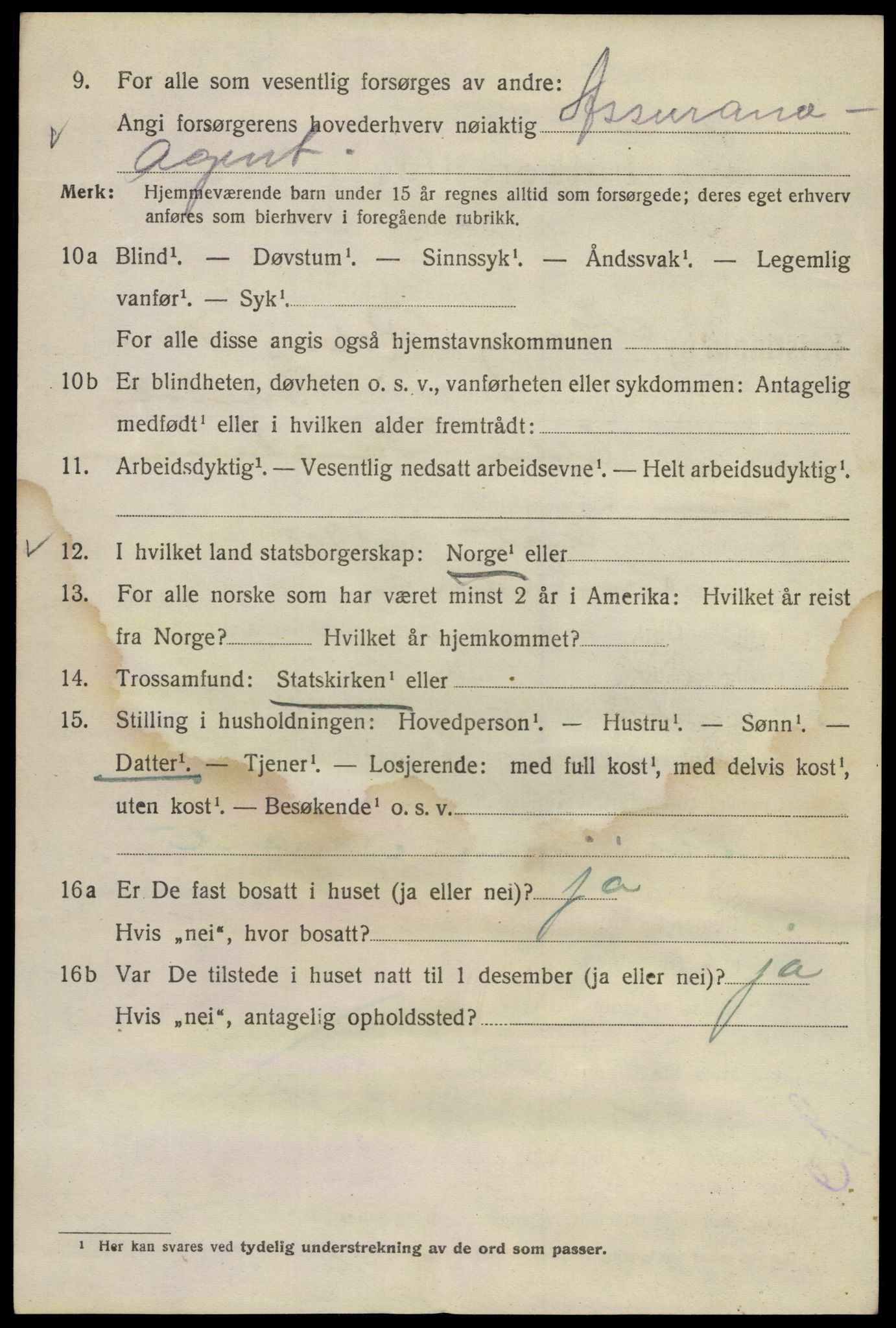 SAO, 1920 census for Kristiania, 1920, p. 247022