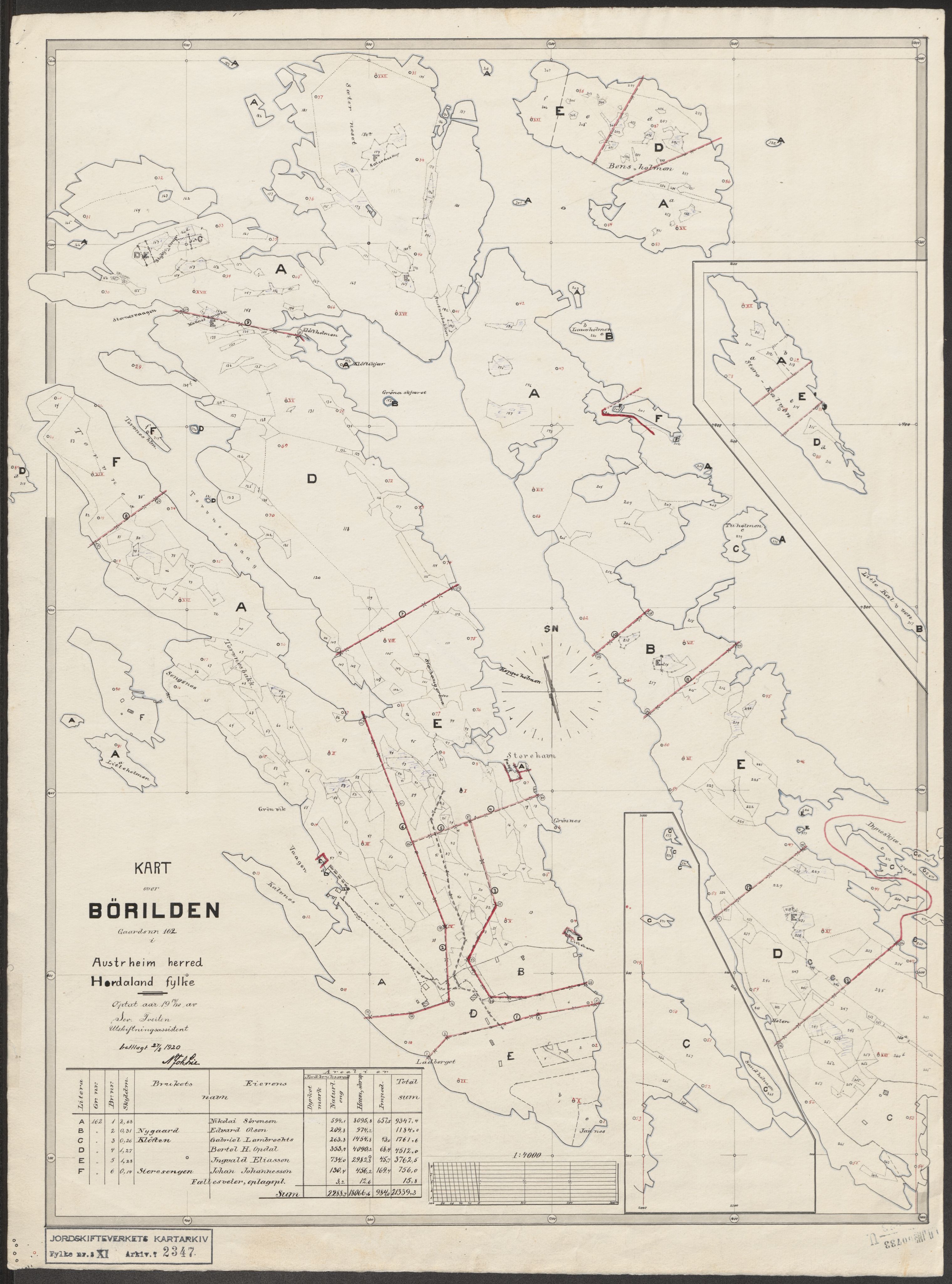 Jordskifteverkets kartarkiv, AV/RA-S-3929/T, 1859-1988, p. 2626