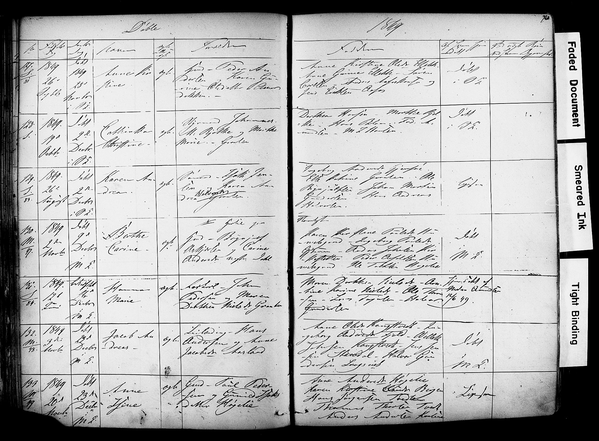 Solum kirkebøker, AV/SAKO-A-306/F/Fa/L0006: Parish register (official) no. I 6, 1844-1855, p. 70