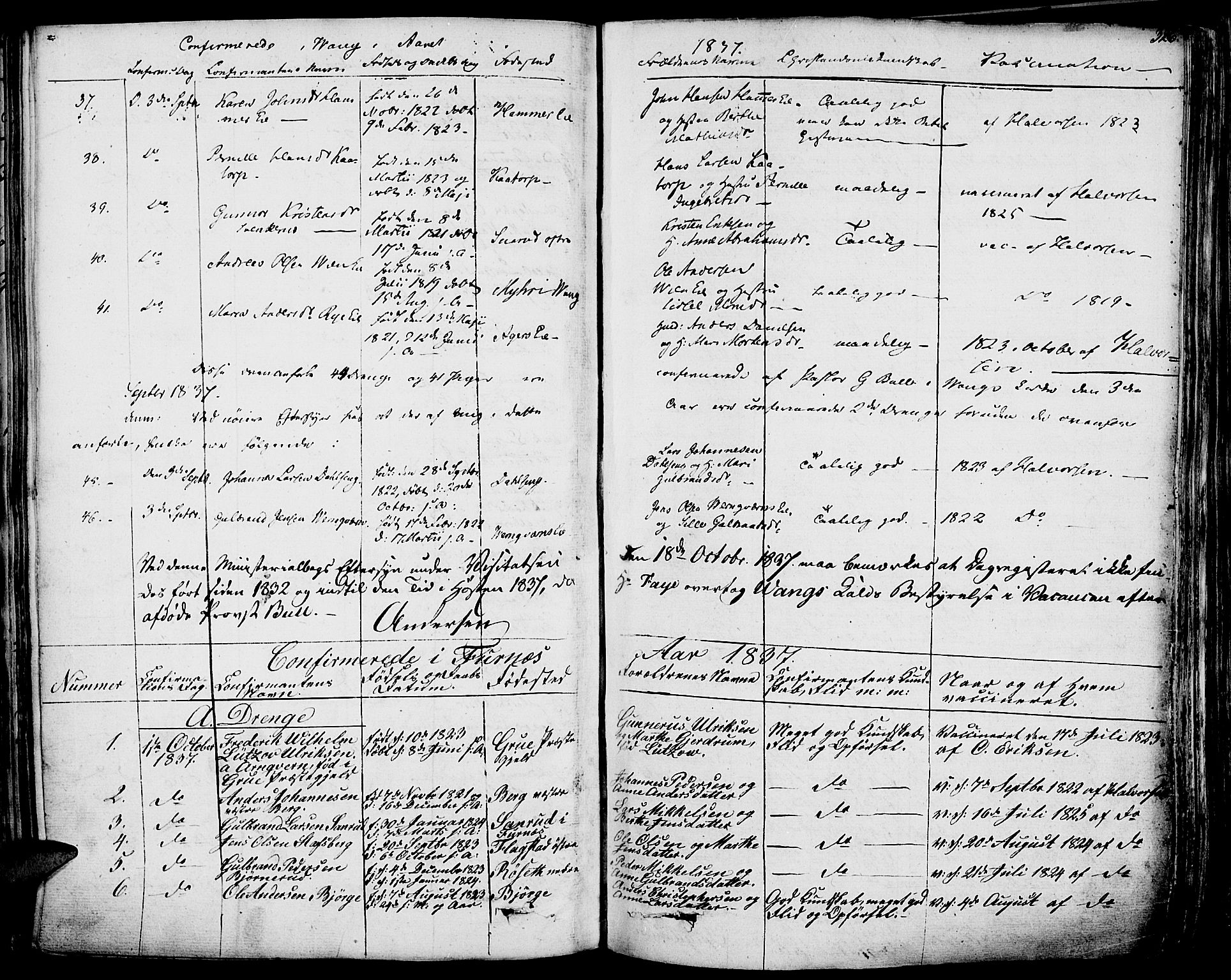 Vang prestekontor, Hedmark, AV/SAH-PREST-008/H/Ha/Haa/L0009: Parish register (official) no. 9, 1826-1841, p. 326