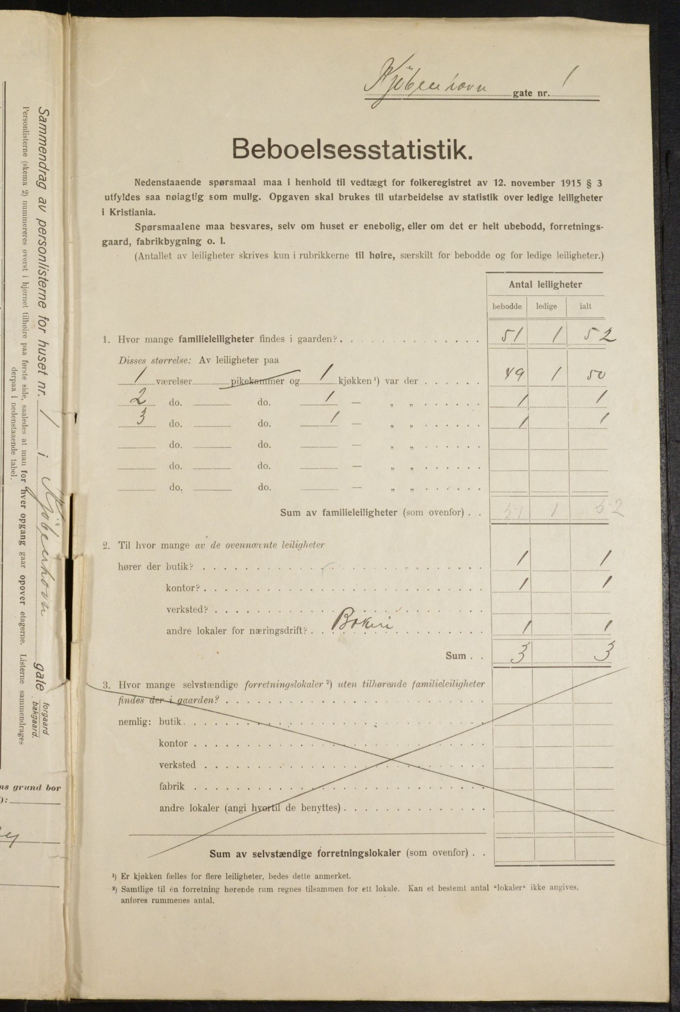 OBA, Municipal Census 1916 for Kristiania, 1916, p. 56177