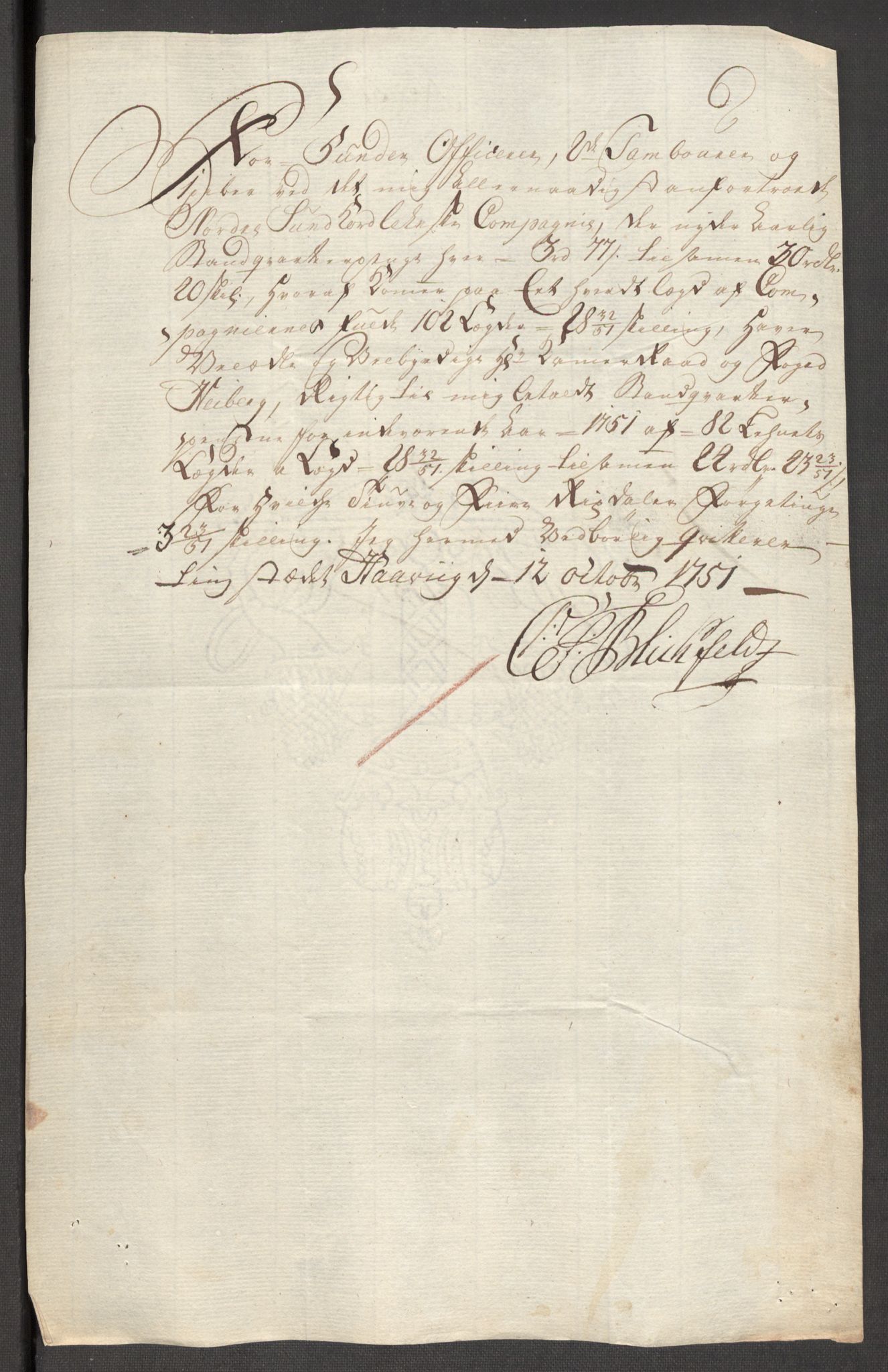 Rentekammeret inntil 1814, Reviderte regnskaper, Fogderegnskap, AV/RA-EA-4092/R48/L3056: Fogderegnskap Sunnhordland og Hardanger, 1751, p. 413