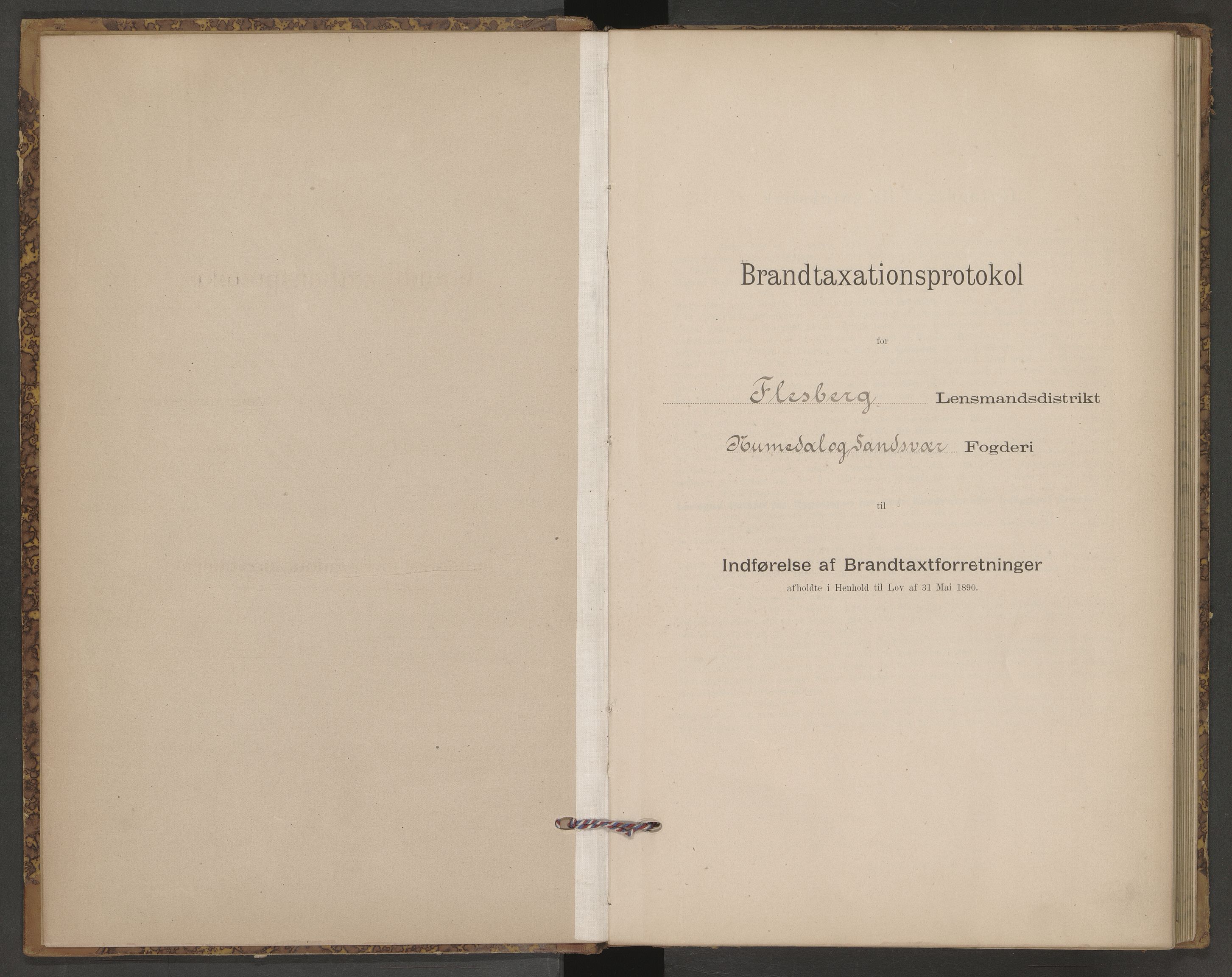 Flesberg lensmannskontor, AV/SAKO-A-508/Y/Yb/Ybb/L0001: Skjematakstprotokoll, 1895-1946