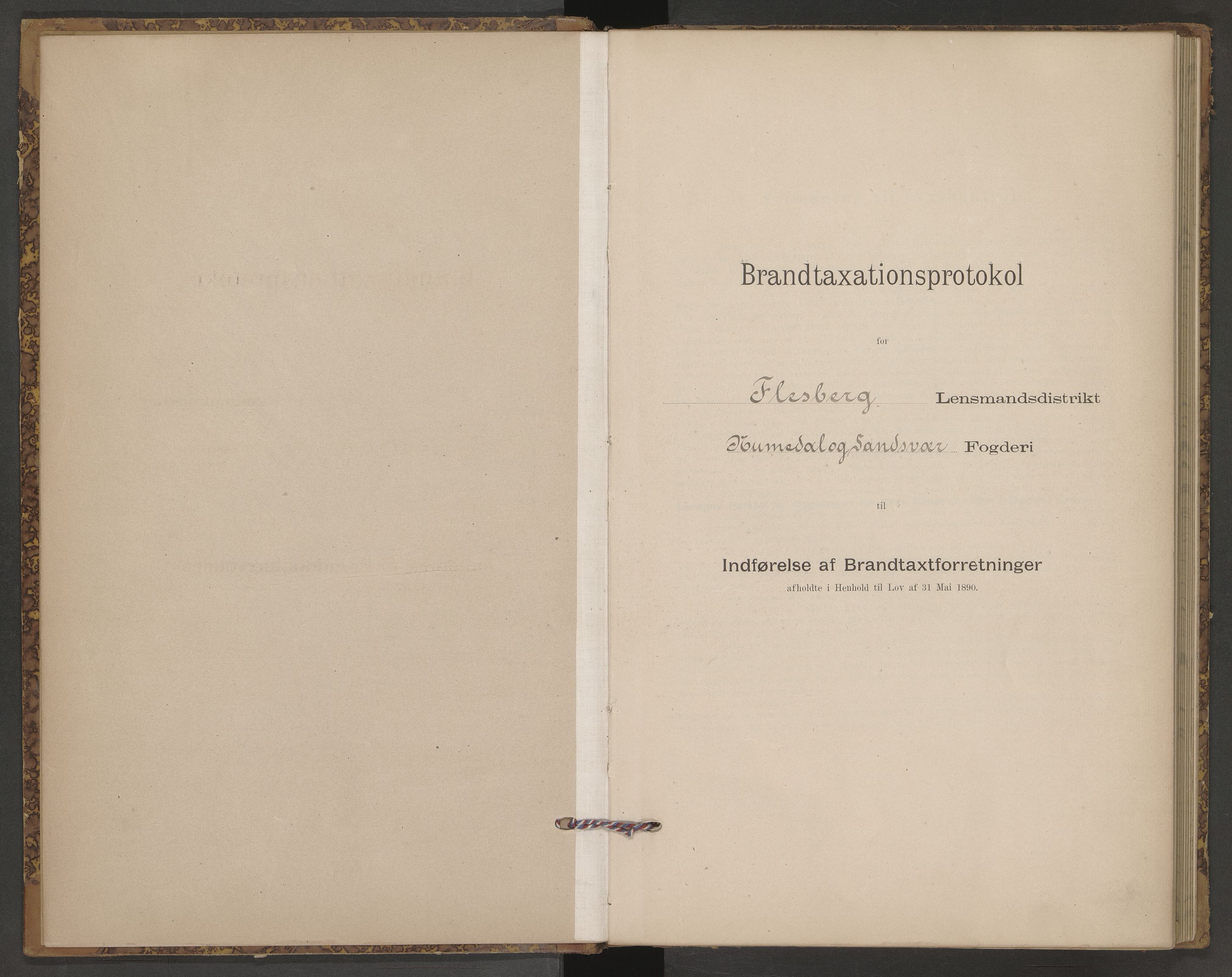 Flesberg lensmannskontor, AV/SAKO-A-508/Y/Yb/Ybb/L0001: Skjematakstprotokoll, 1895-1946