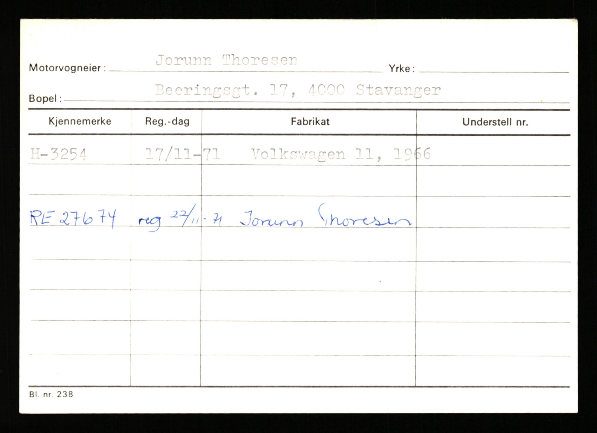 Stavanger trafikkstasjon, AV/SAST-A-101942/0/G/L0001: Registreringsnummer: 0 - 5782, 1930-1971, p. 2075