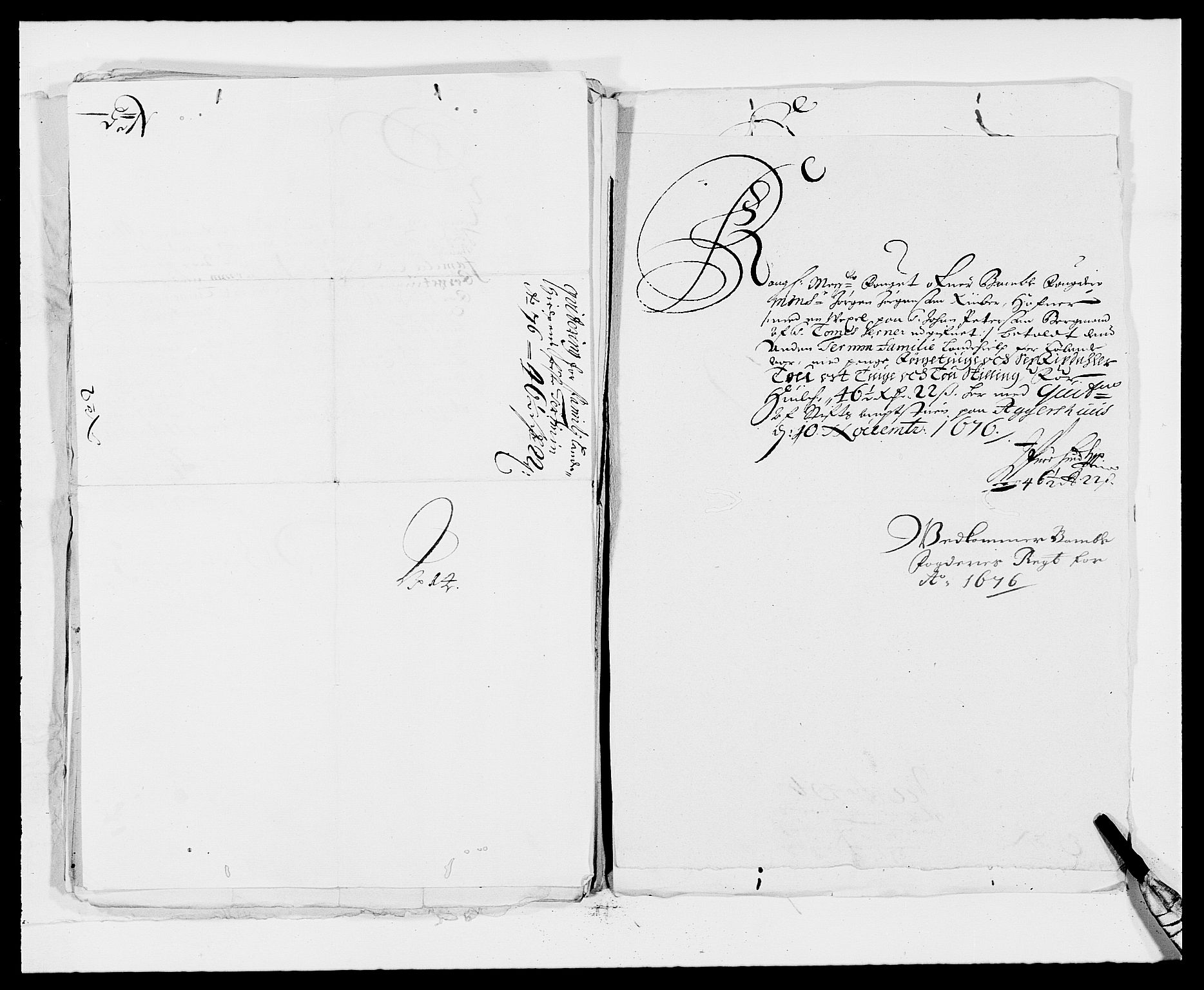 Rentekammeret inntil 1814, Reviderte regnskaper, Fogderegnskap, AV/RA-EA-4092/R34/L2043: Fogderegnskap Bamble, 1676-1677, p. 216