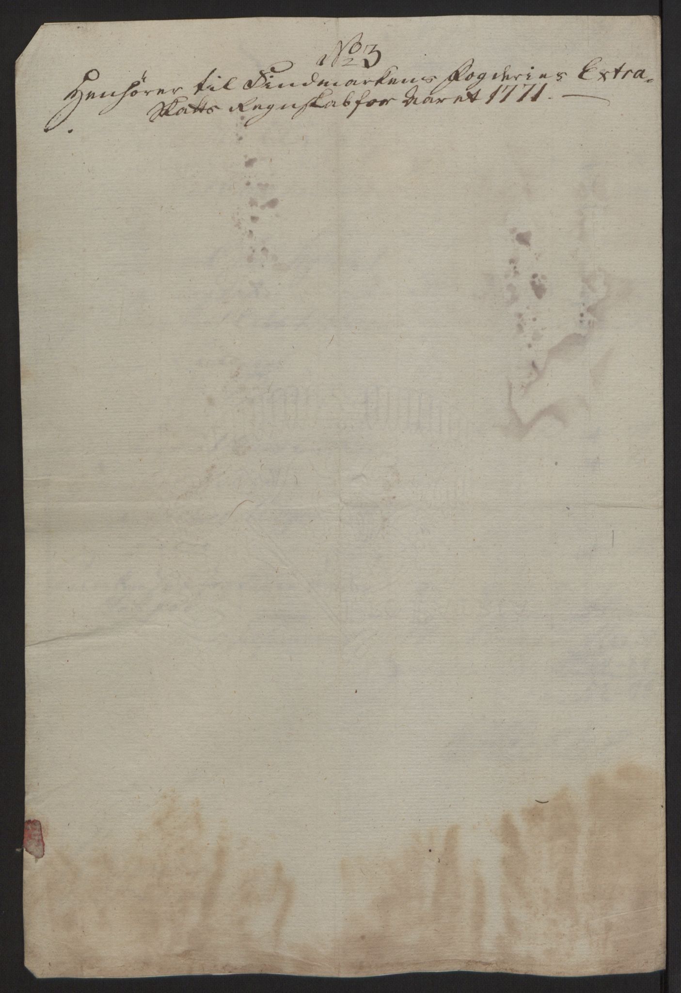 Rentekammeret inntil 1814, Reviderte regnskaper, Fogderegnskap, RA/EA-4092/R69/L4910: Ekstraskatten  Finnmark/Vardøhus, 1762-1772, p. 435