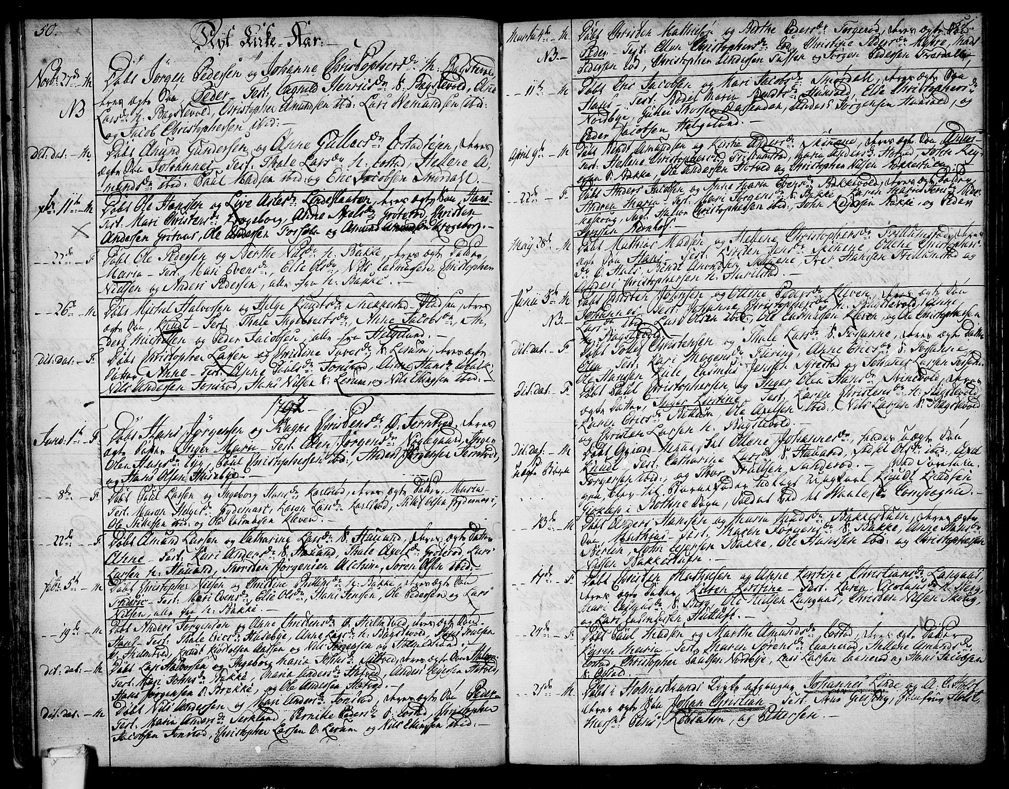 Våle kirkebøker, SAKO/A-334/F/Fa/L0005: Parish register (official) no. I 5, 1773-1808, p. 50-51