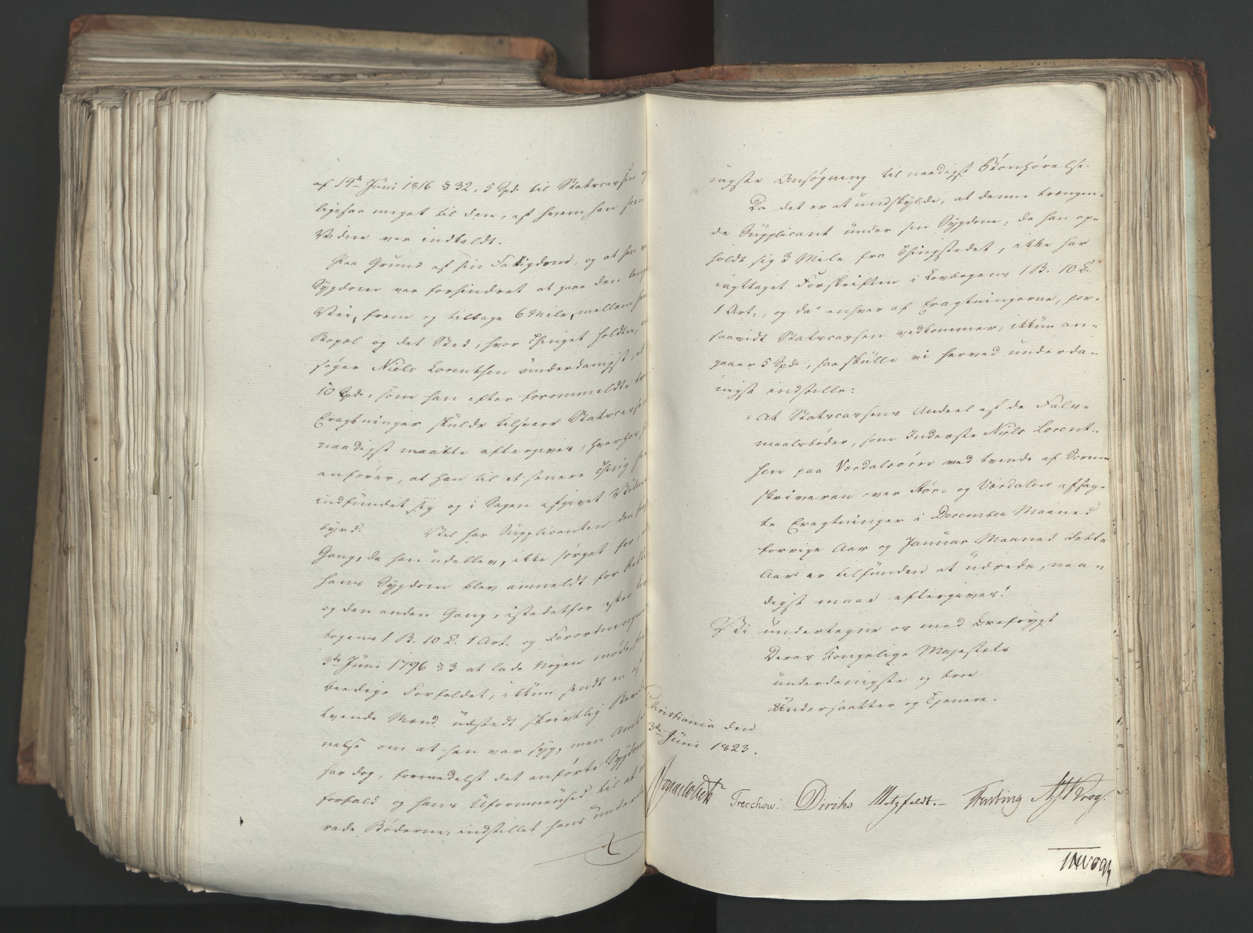 Statsrådsavdelingen i Stockholm, AV/RA-S-1003/D/Da/L0034: Regjeringsinnstillinger nr. 275-540, 1823, p. 529