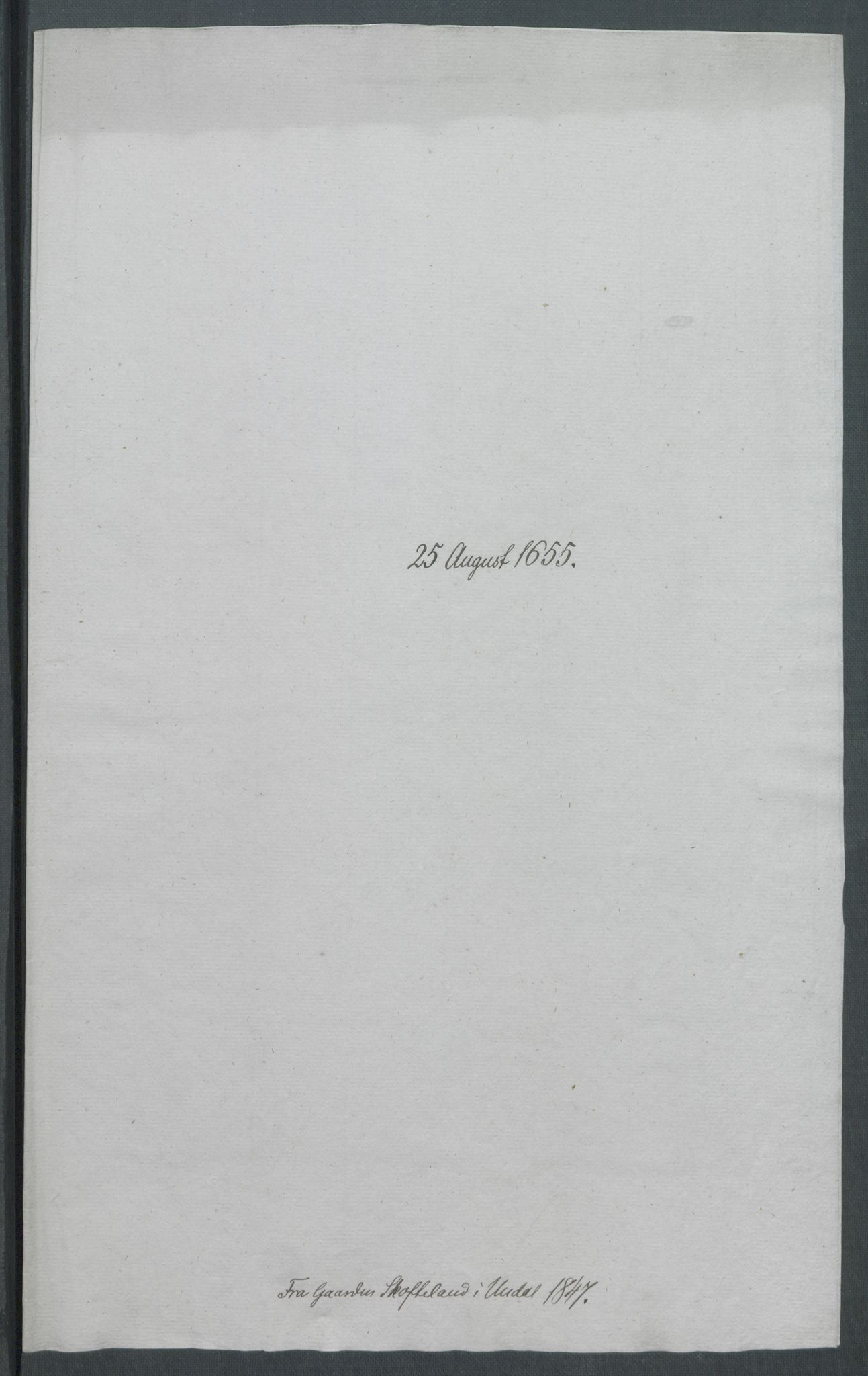 Riksarkivets diplomsamling, AV/RA-EA-5965/F02/L0166: Dokumenter, 1654-1656, p. 149
