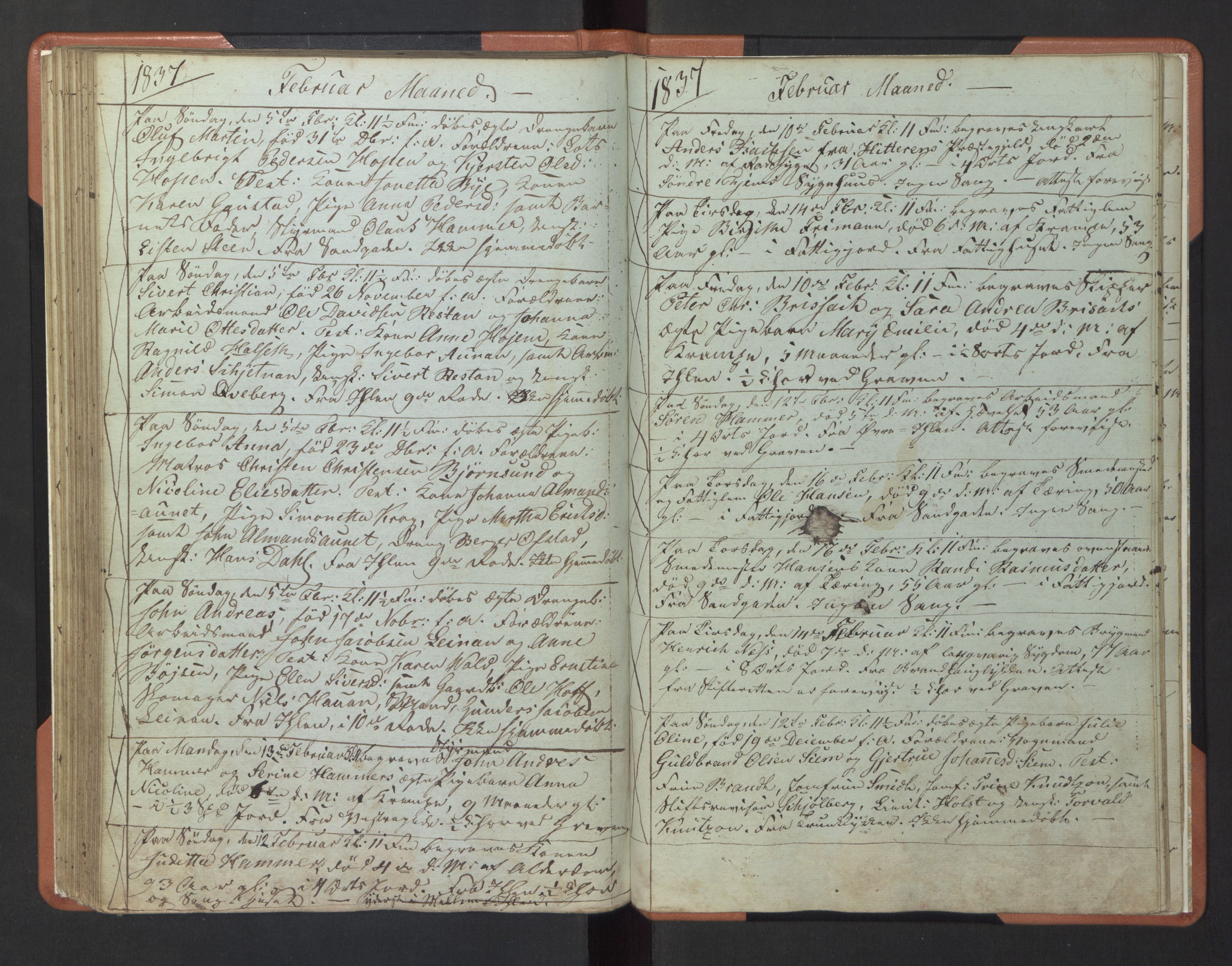 Ministerialprotokoller, klokkerbøker og fødselsregistre - Sør-Trøndelag, AV/SAT-A-1456/601/L0065: Diary records no. 601A32, 1835-1837