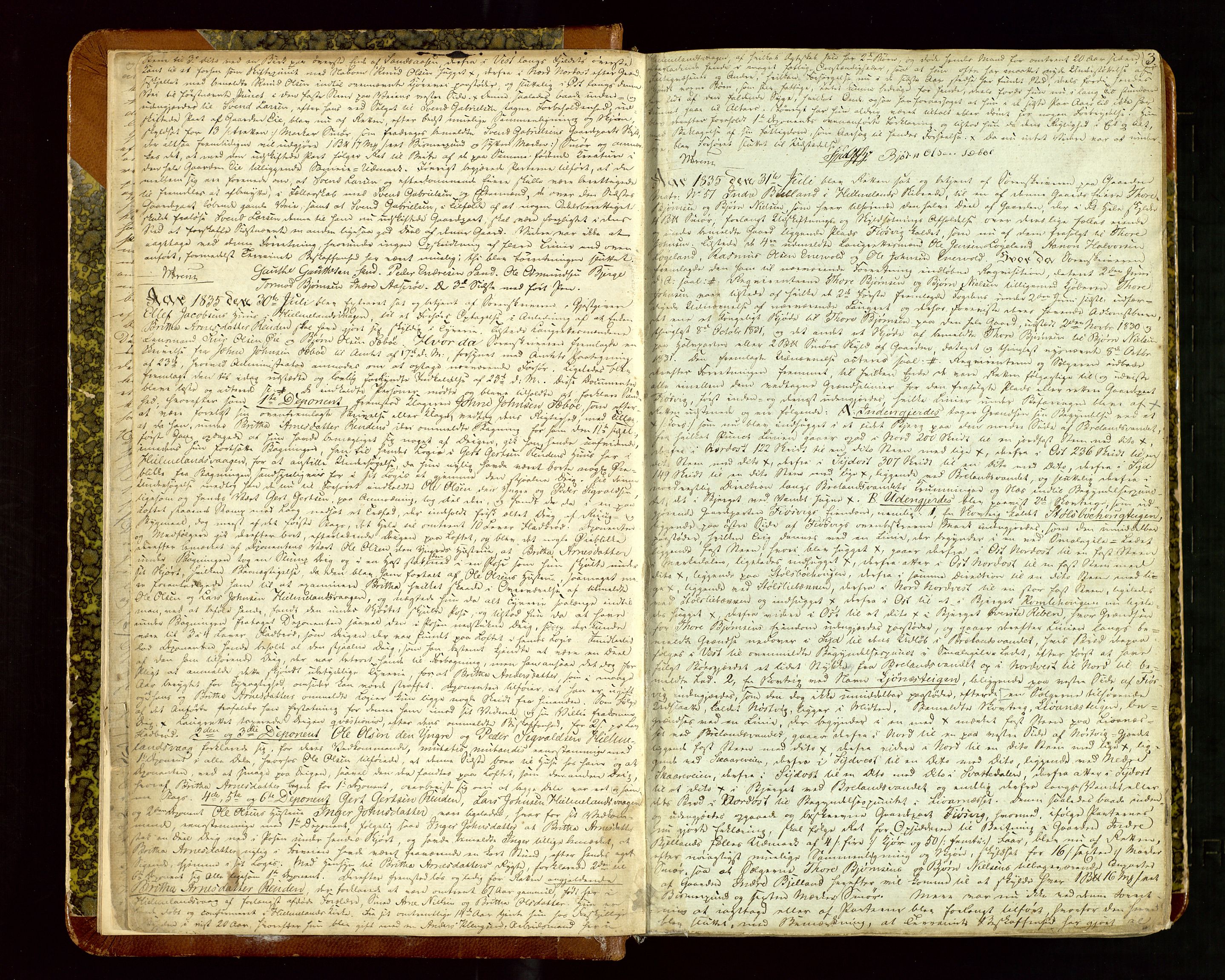 Ryfylke tingrett, AV/SAST-A-100055/001/I/IB/IB0/L0007: Tingbok, Ryfylke, 1835-1843, p. 2b-3a
