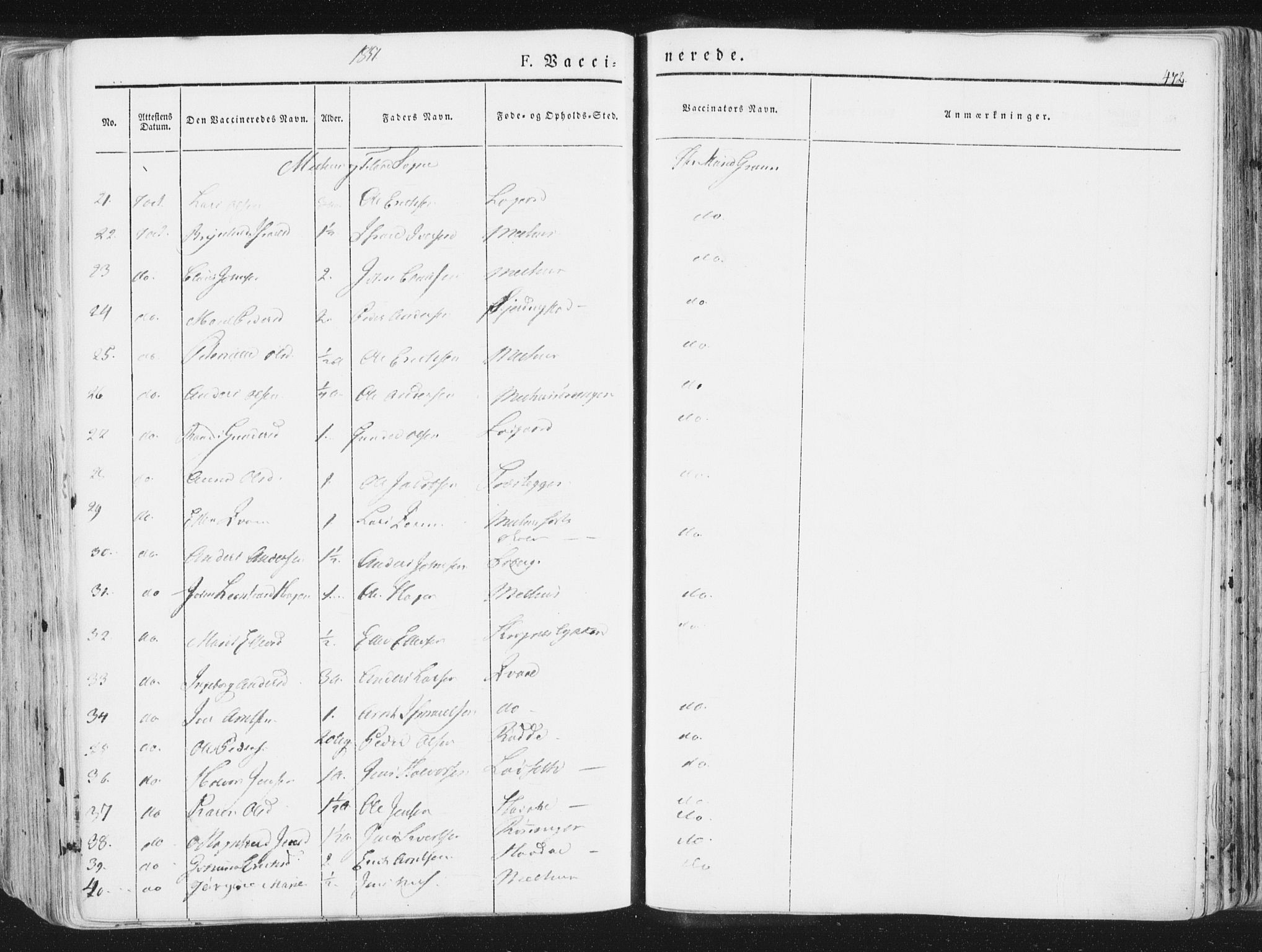 Ministerialprotokoller, klokkerbøker og fødselsregistre - Sør-Trøndelag, AV/SAT-A-1456/691/L1074: Parish register (official) no. 691A06, 1842-1852, p. 472