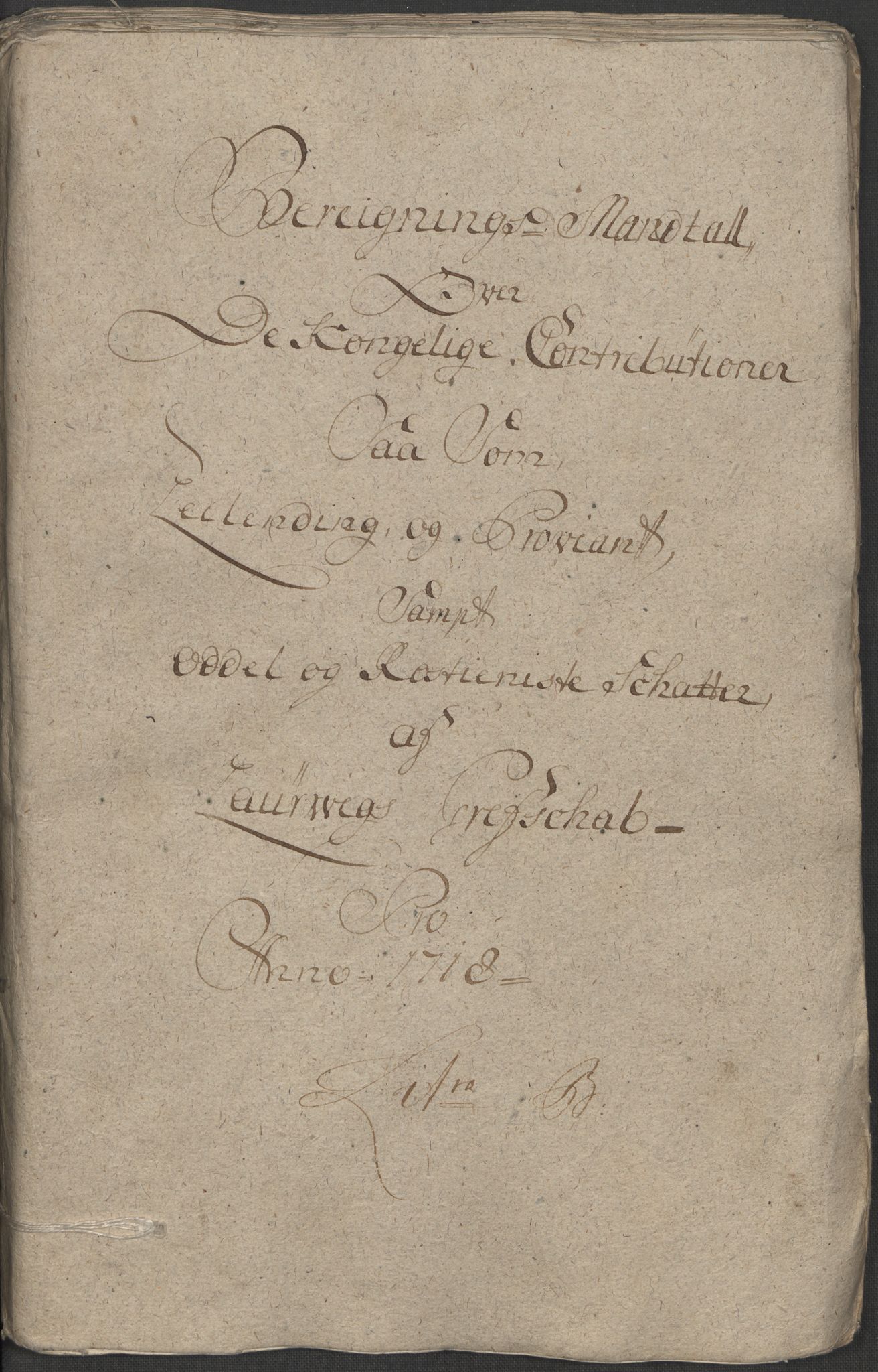 Rentekammeret inntil 1814, Reviderte regnskaper, Fogderegnskap, RA/EA-4092/R33/L1988: Fogderegnskap Larvik grevskap, 1718, p. 42