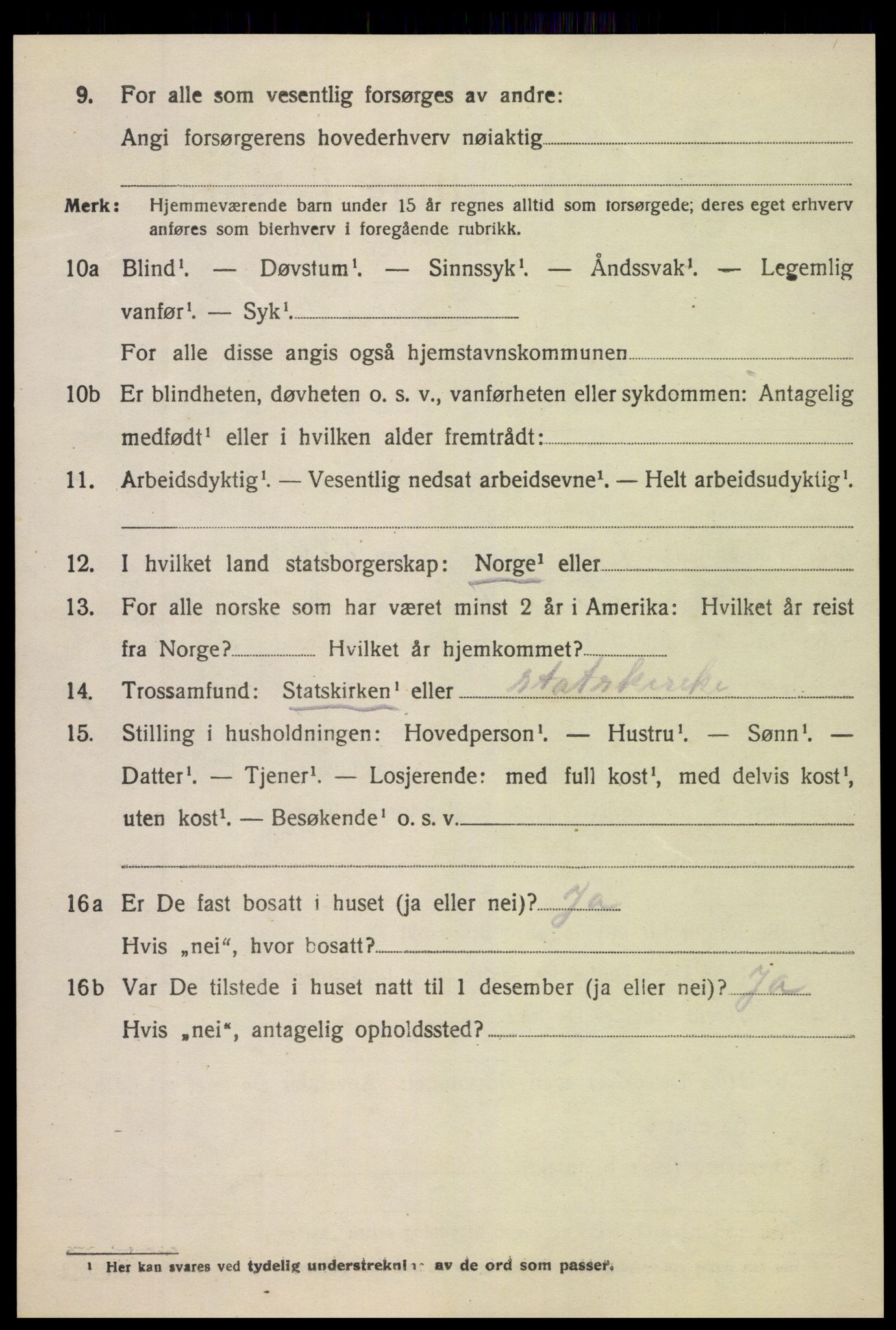 SAK, 1920 census for Søndeled, 1920, p. 6280