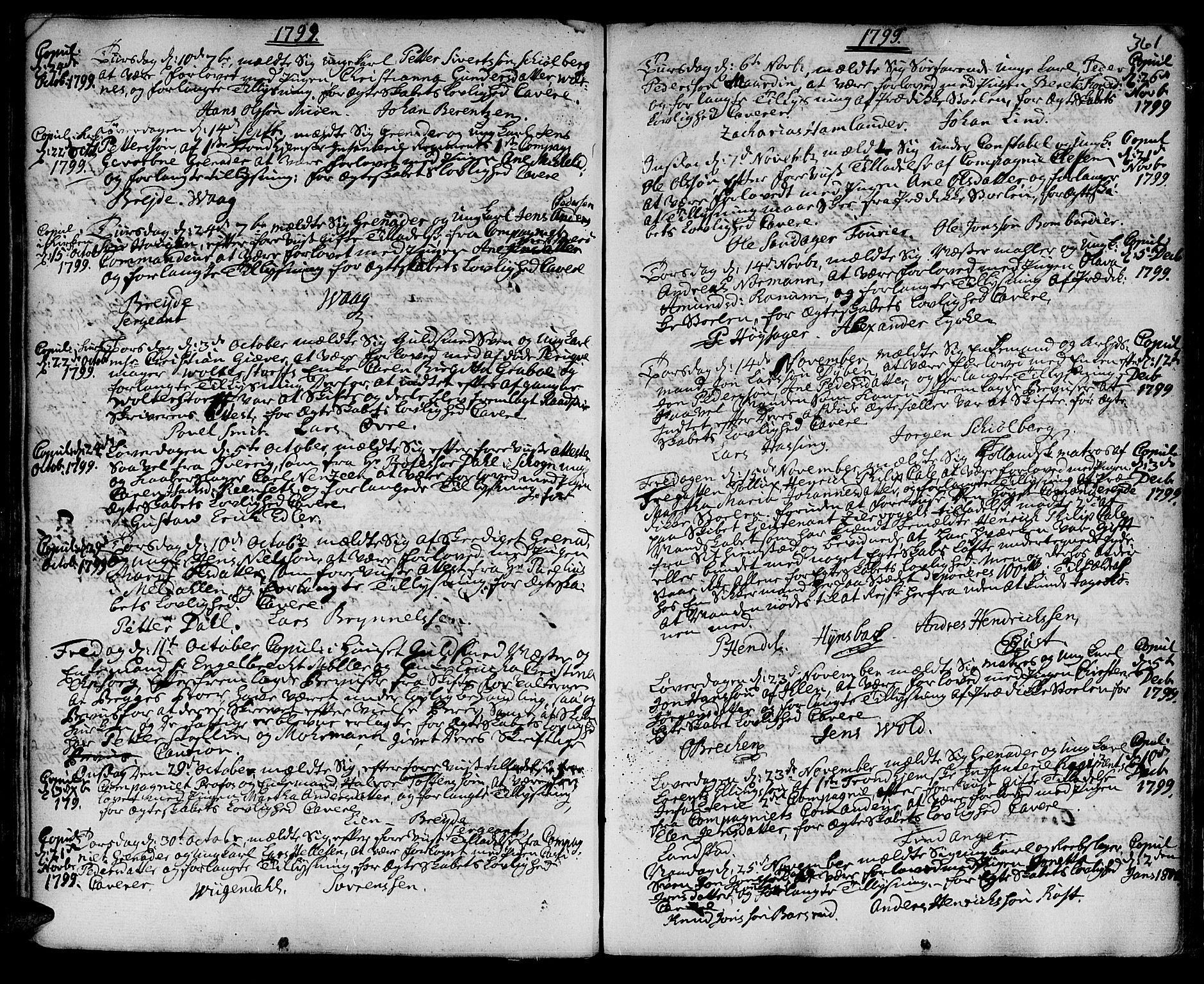 Ministerialprotokoller, klokkerbøker og fødselsregistre - Sør-Trøndelag, SAT/A-1456/601/L0038: Parish register (official) no. 601A06, 1766-1877, p. 361