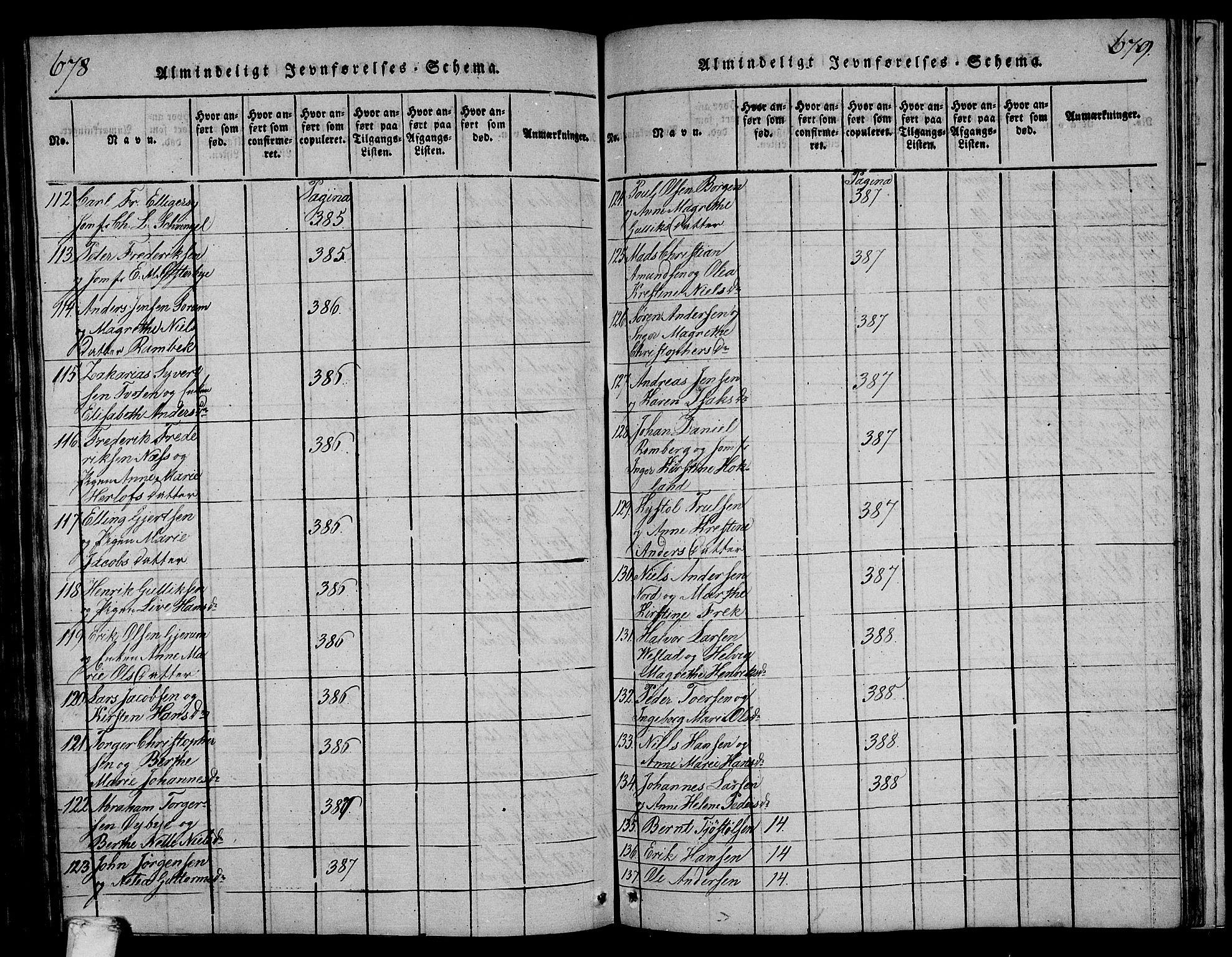 Larvik kirkebøker, AV/SAKO-A-352/F/Fa/L0001: Parish register (official) no. I 1, 1814-1825, p. 678-679