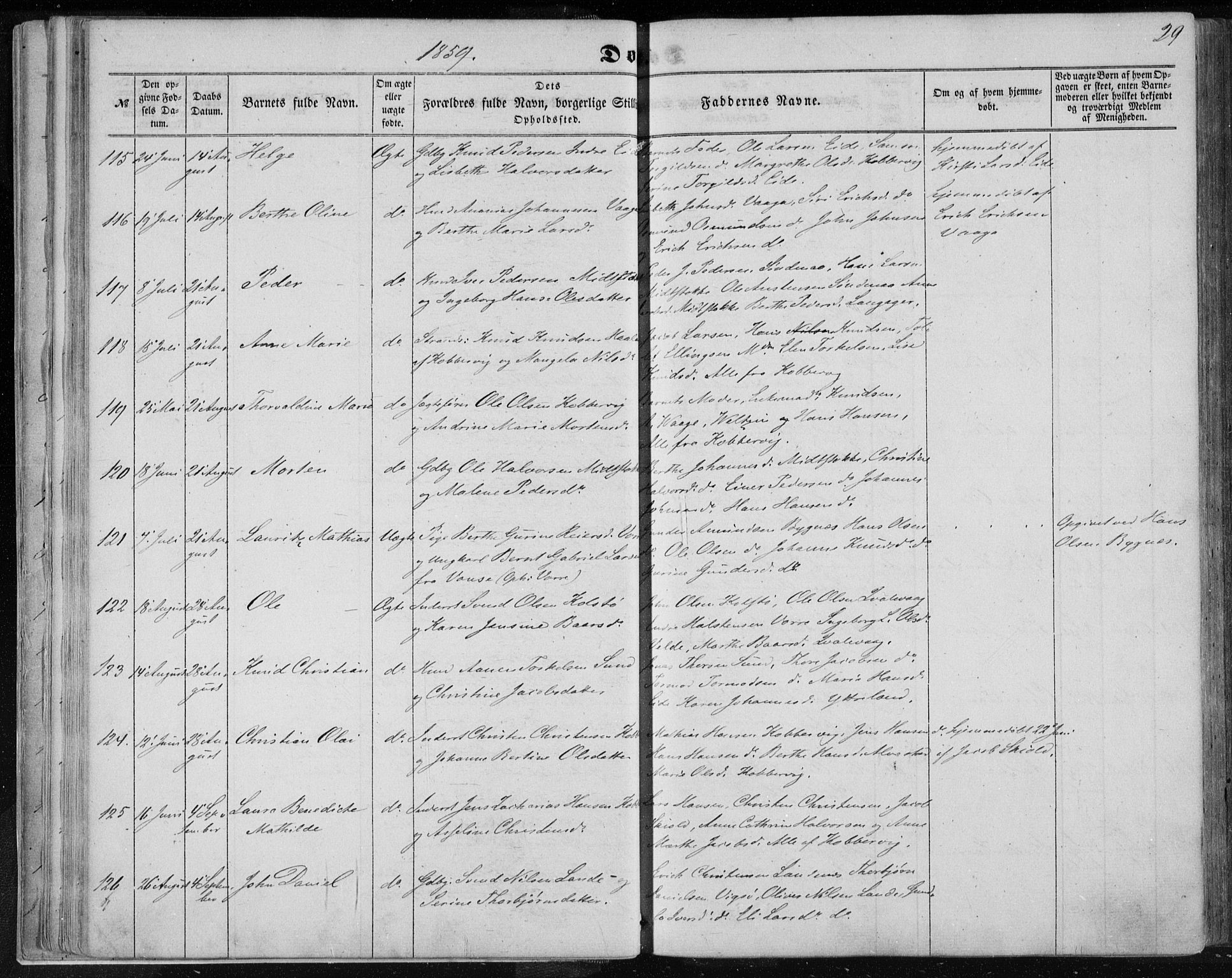 Avaldsnes sokneprestkontor, SAST/A -101851/H/Ha/Haa/L0010: Parish register (official) no. A 10, 1857-1876, p. 29