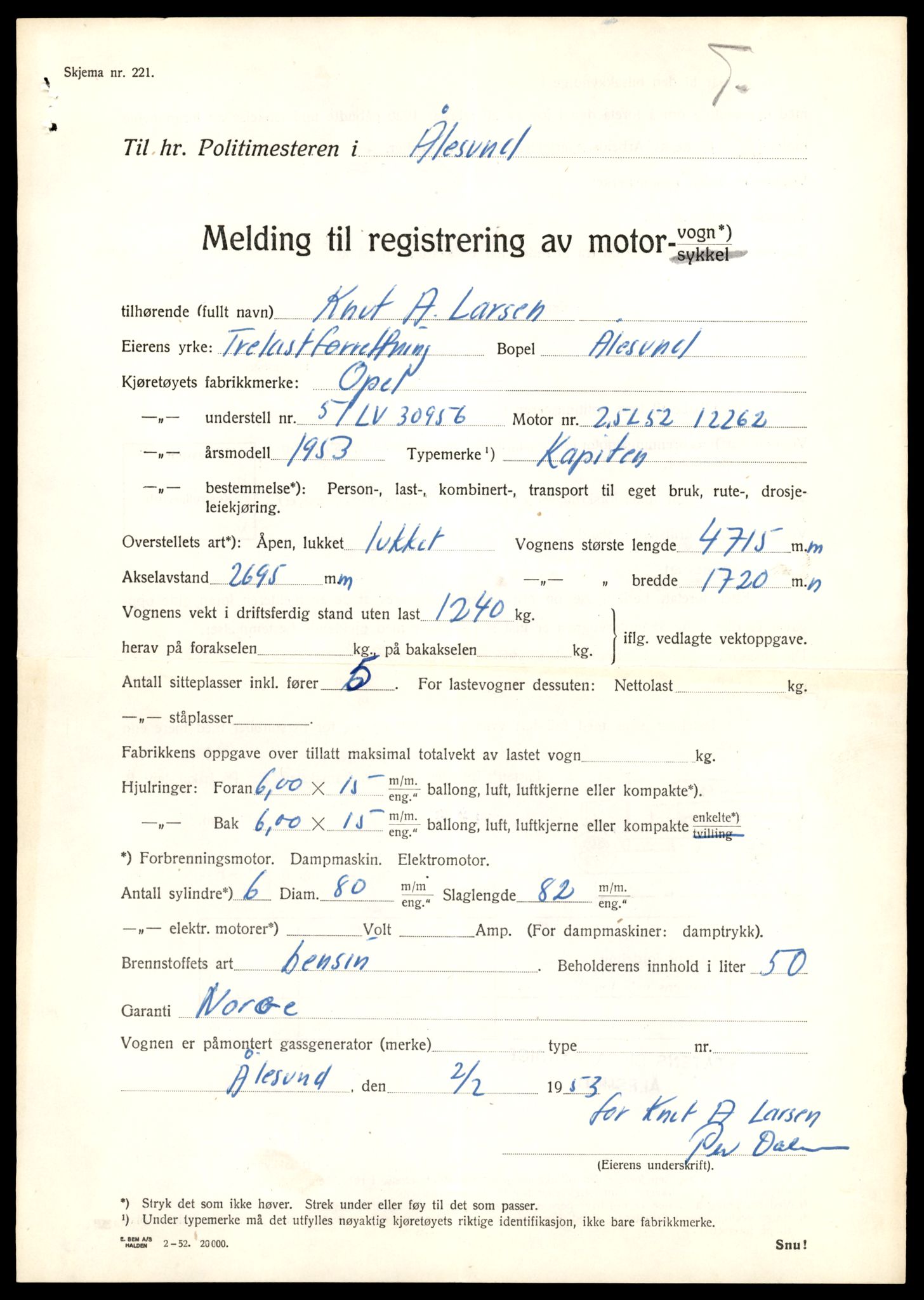 Møre og Romsdal vegkontor - Ålesund trafikkstasjon, AV/SAT-A-4099/F/Fe/L0043: Registreringskort for kjøretøy T 14080 - T 14204, 1927-1998, p. 273