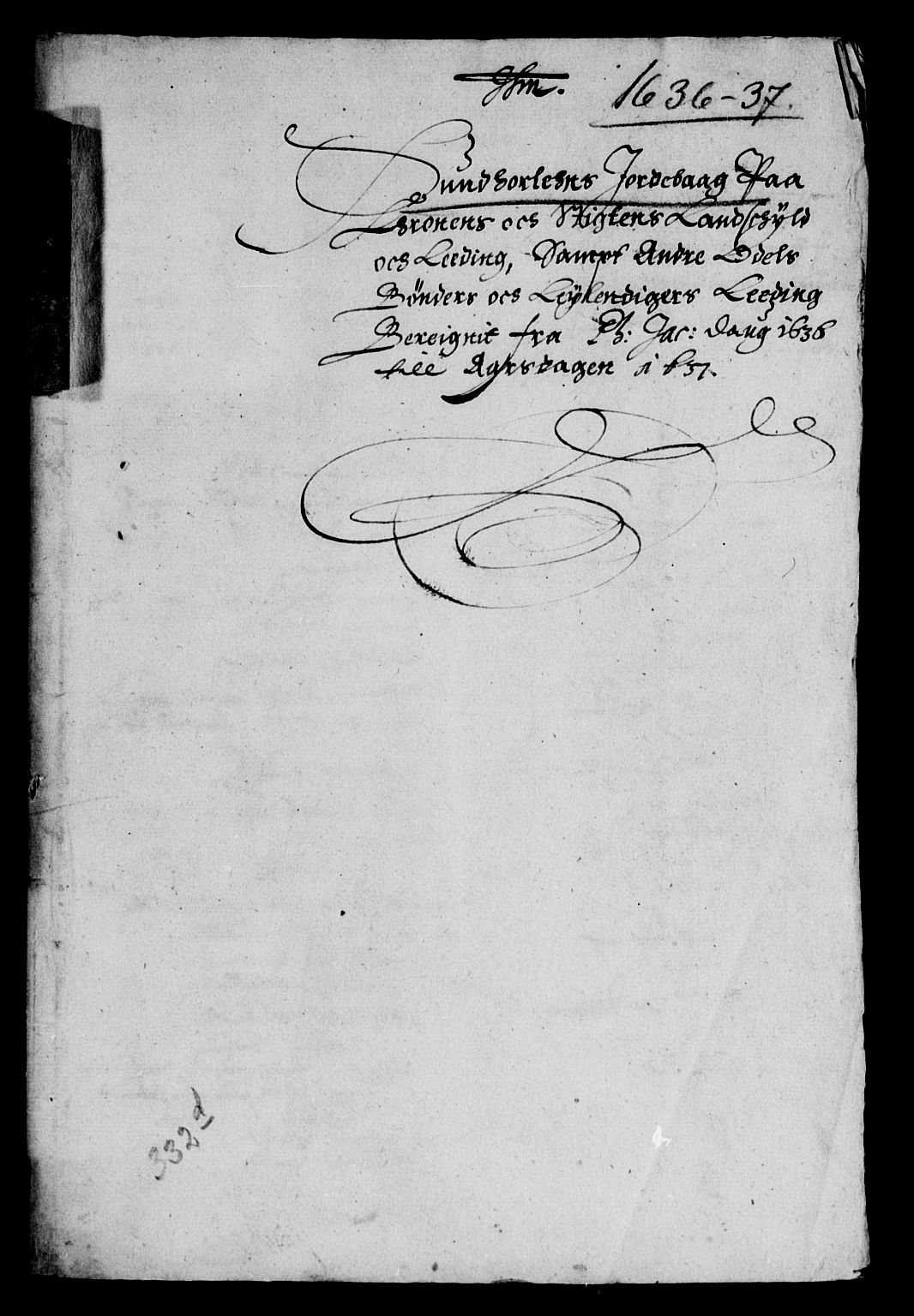 Rentekammeret inntil 1814, Reviderte regnskaper, Lensregnskaper, AV/RA-EA-5023/R/Rb/Rbt/L0074: Bergenhus len, 1636-1637