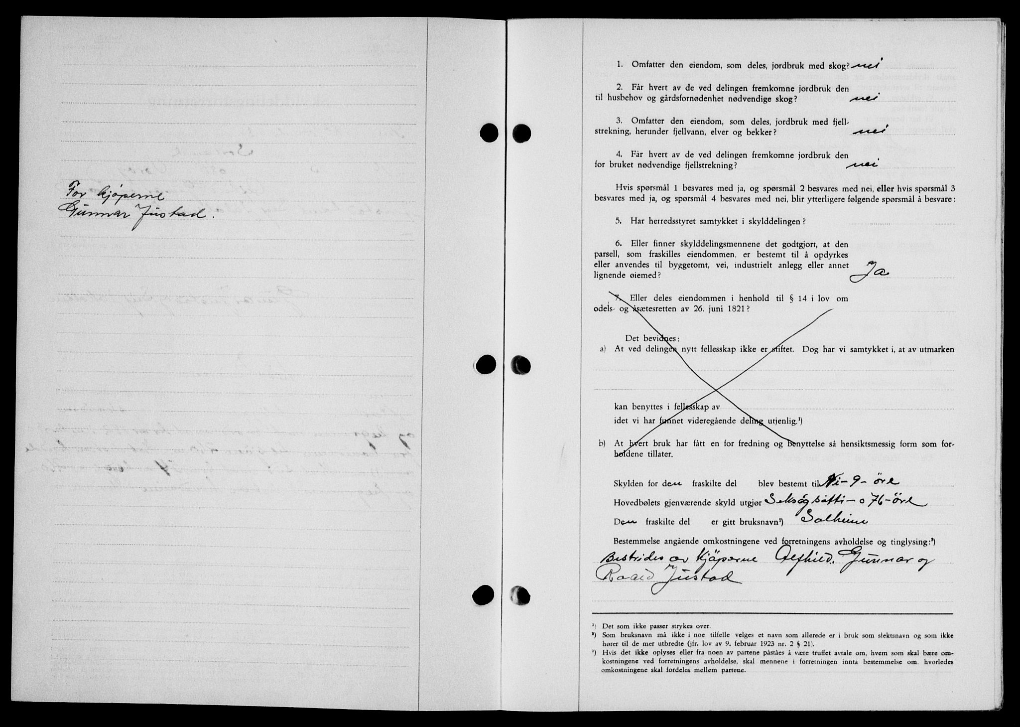 Lofoten sorenskriveri, SAT/A-0017/1/2/2C/L0004a: Mortgage book no. 4a, 1938-1938, Diary no: : 2440/1938