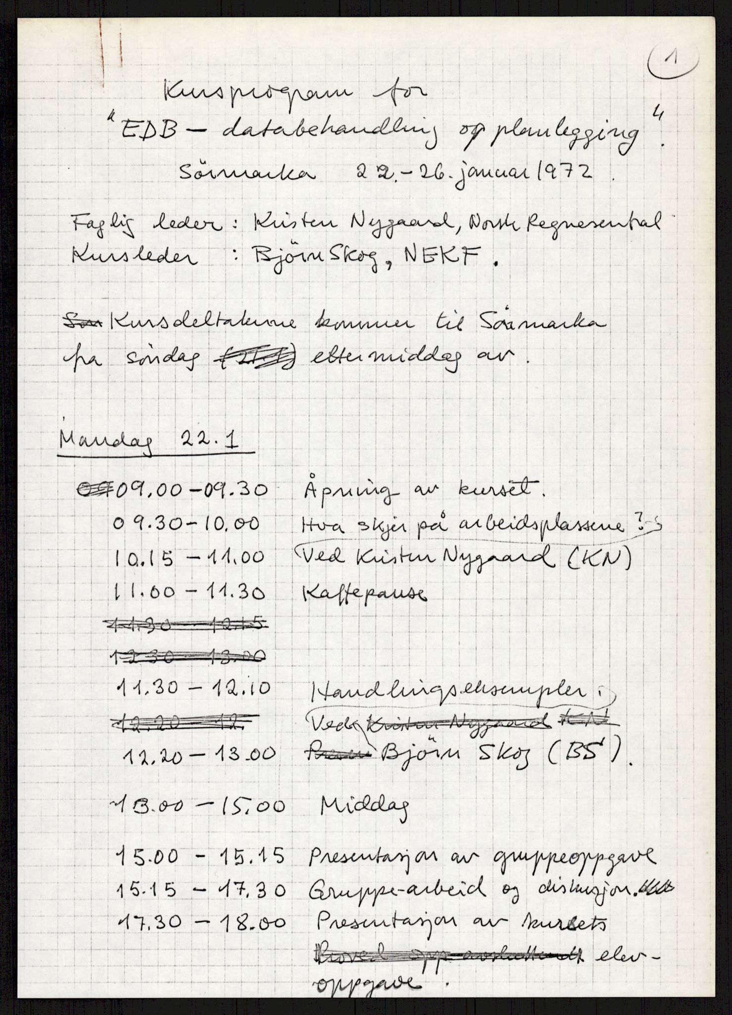 Nygaard, Kristen, AV/RA-PA-1398/F/Fi/L0009: Fagbevegelse, demokrati, Jern- og Metallprosjektet, 1970-2002, p. 321