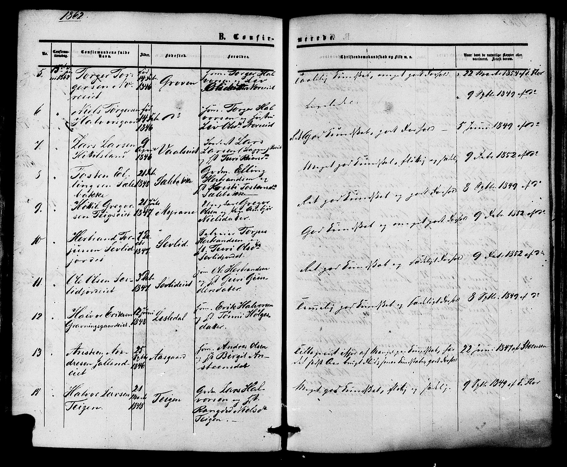 Nore kirkebøker, AV/SAKO-A-238/F/Fa/L0003: Parish register (official) no. I 3, 1858-1866