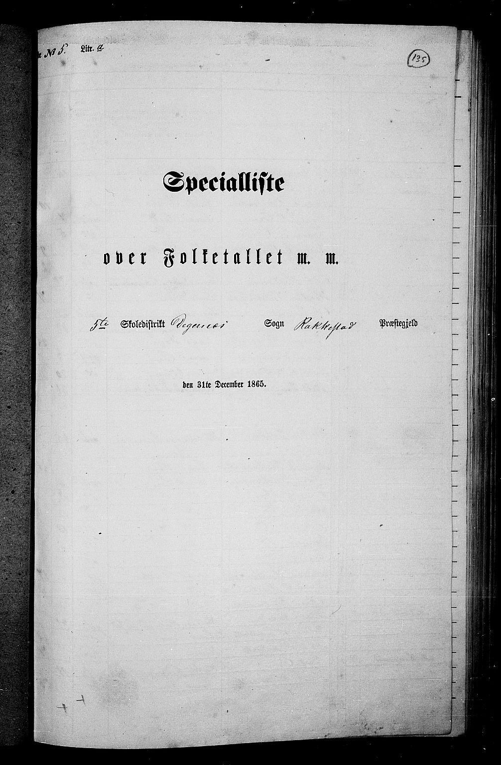 RA, 1865 census for Rakkestad, 1865, p. 133