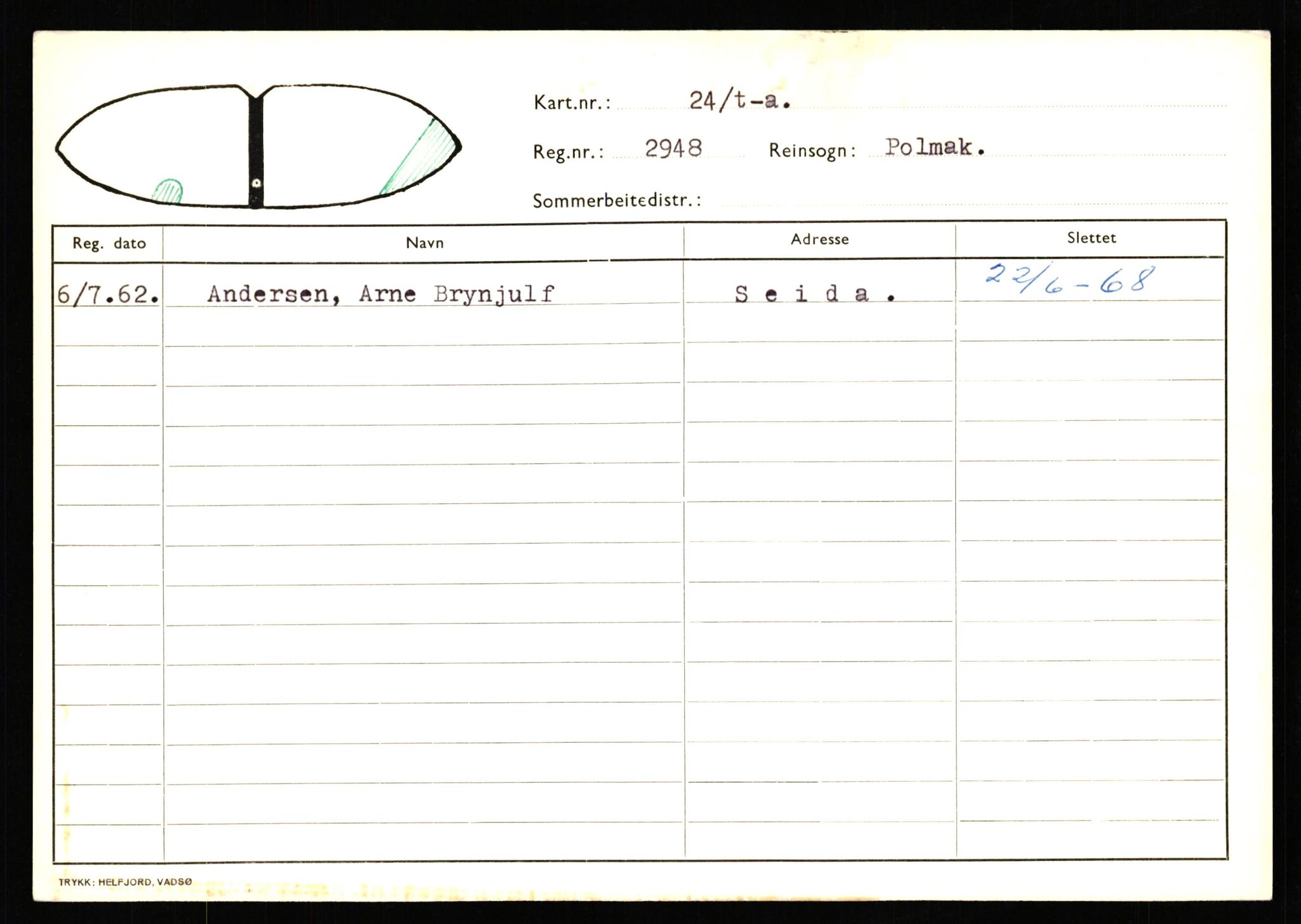 Lappefogden i Finnmark/Reindriftsforvaltningen Øst-Finnmark, AV/SATØ-S-1461/G/Ge/Gea/L0006: Slettede reinmerker, 1934-1992, p. 728