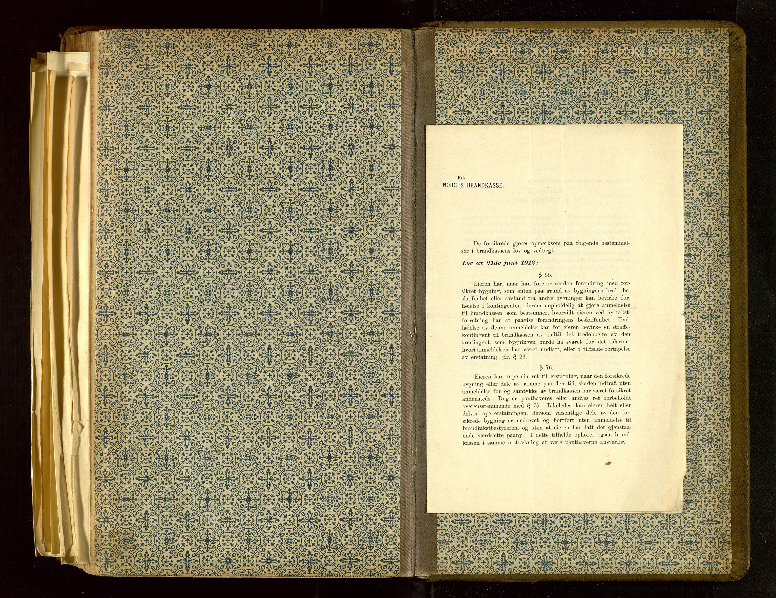 Håland lensmannskontor, AV/SAST-A-100100/Go/L0004: Branntakstprotokoll for lensmannen i Håland. Register i boken., 1919-1929